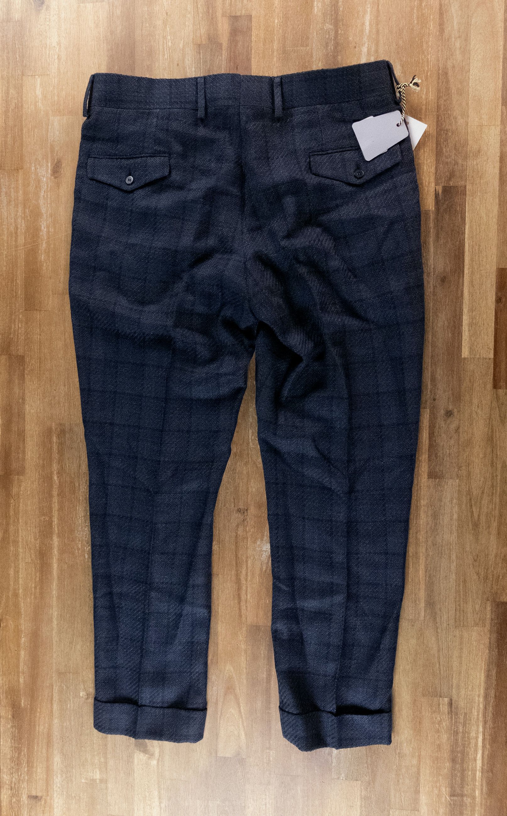 SARTORIO SARTORIO blue double pleated silk linen cotton pants Size 36 Size US 36 / EU 52 - 7 Thumbnail
