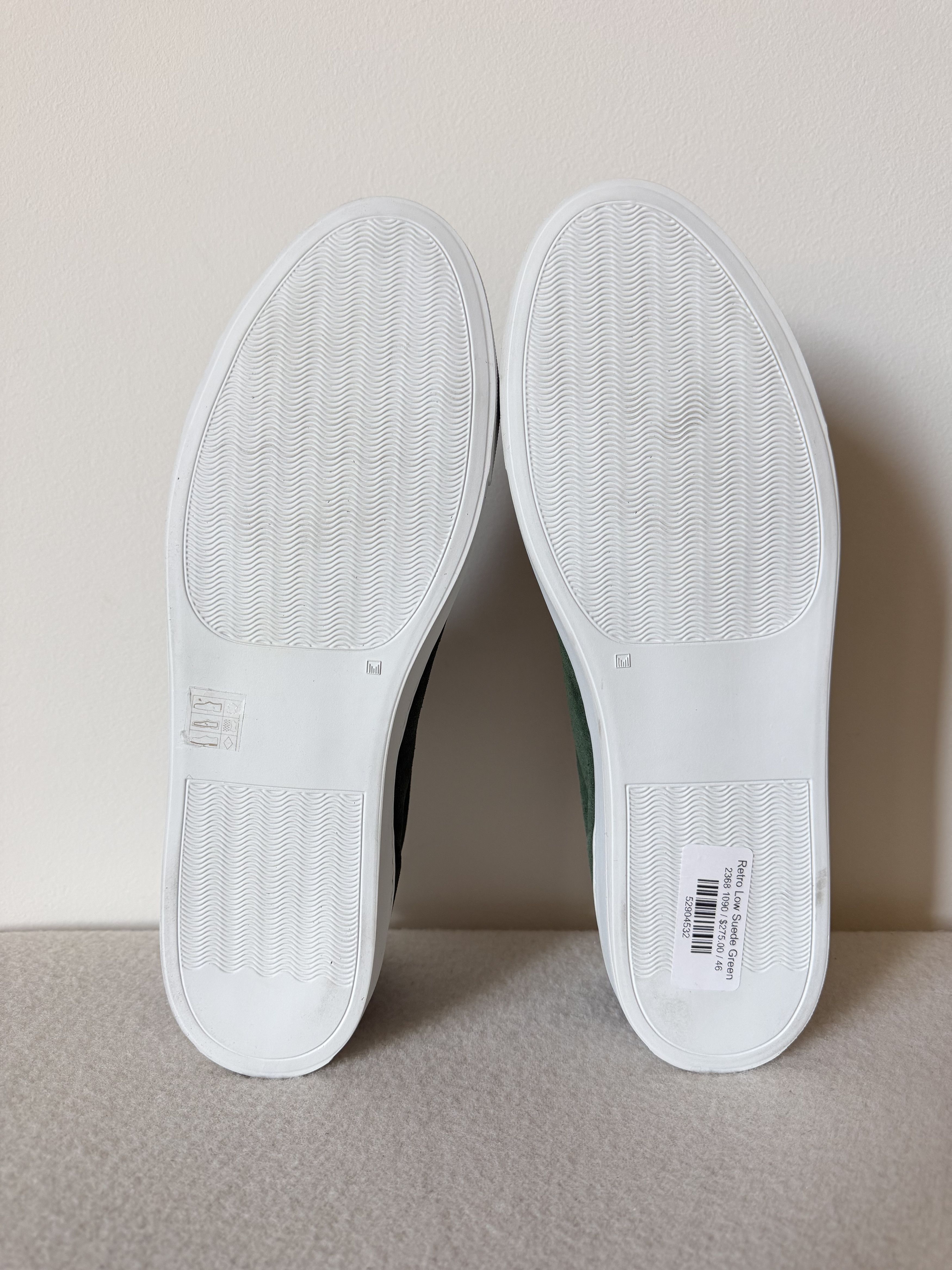 Common Projects Common Projects Retro Low Sneakers in Green Suede Size US 13 / EU 46 - 6 Thumbnail