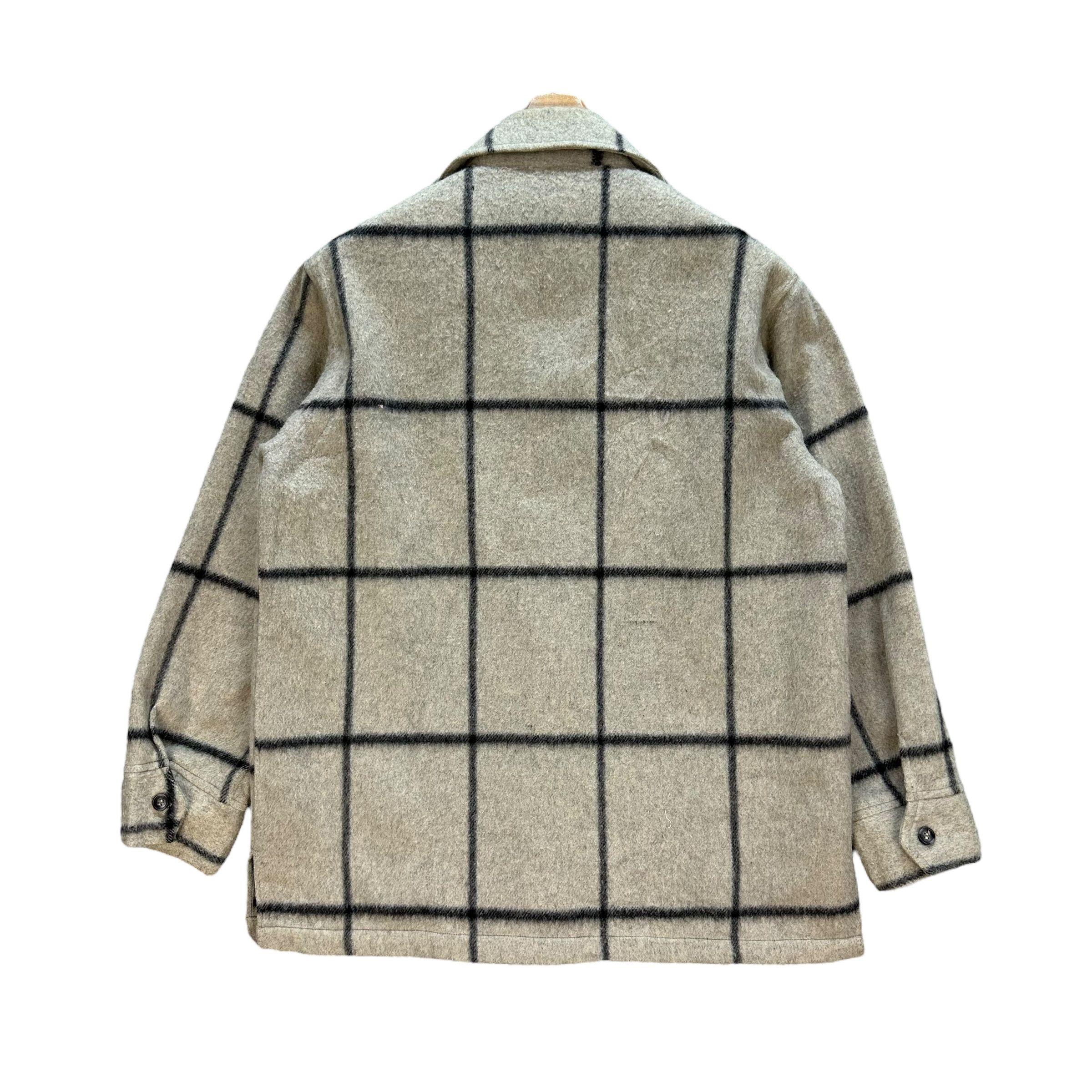 Vintage 90's Zodiac Japan Checked Wool Flannel Jacket #A13-0324 Size US M / EU 48-50 / 2 - 10 Thumbnail