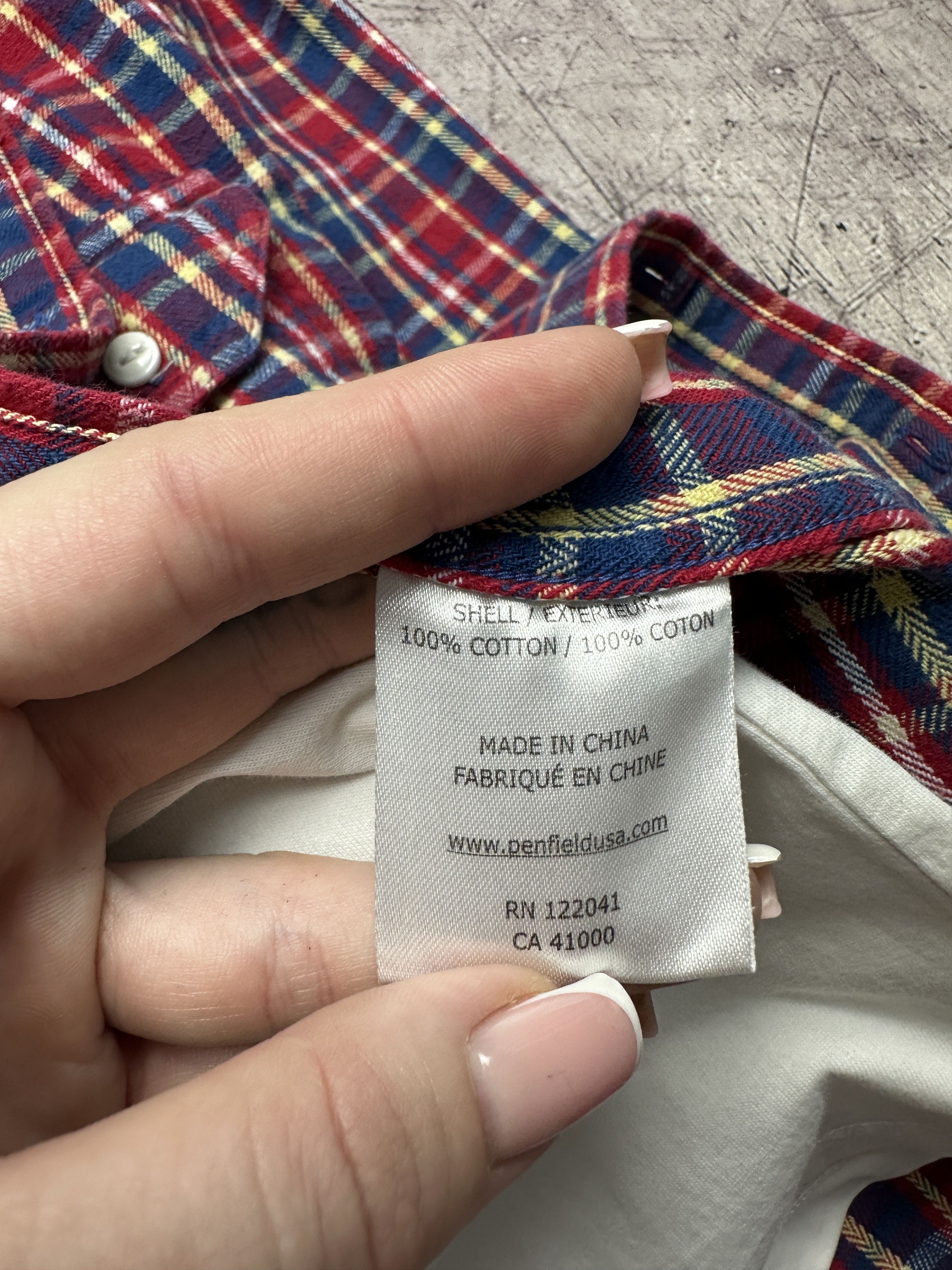 Penfield Penfield Mens Flannel Plaid Shirt Size US M / EU 48-50 / 2 - 5 Thumbnail