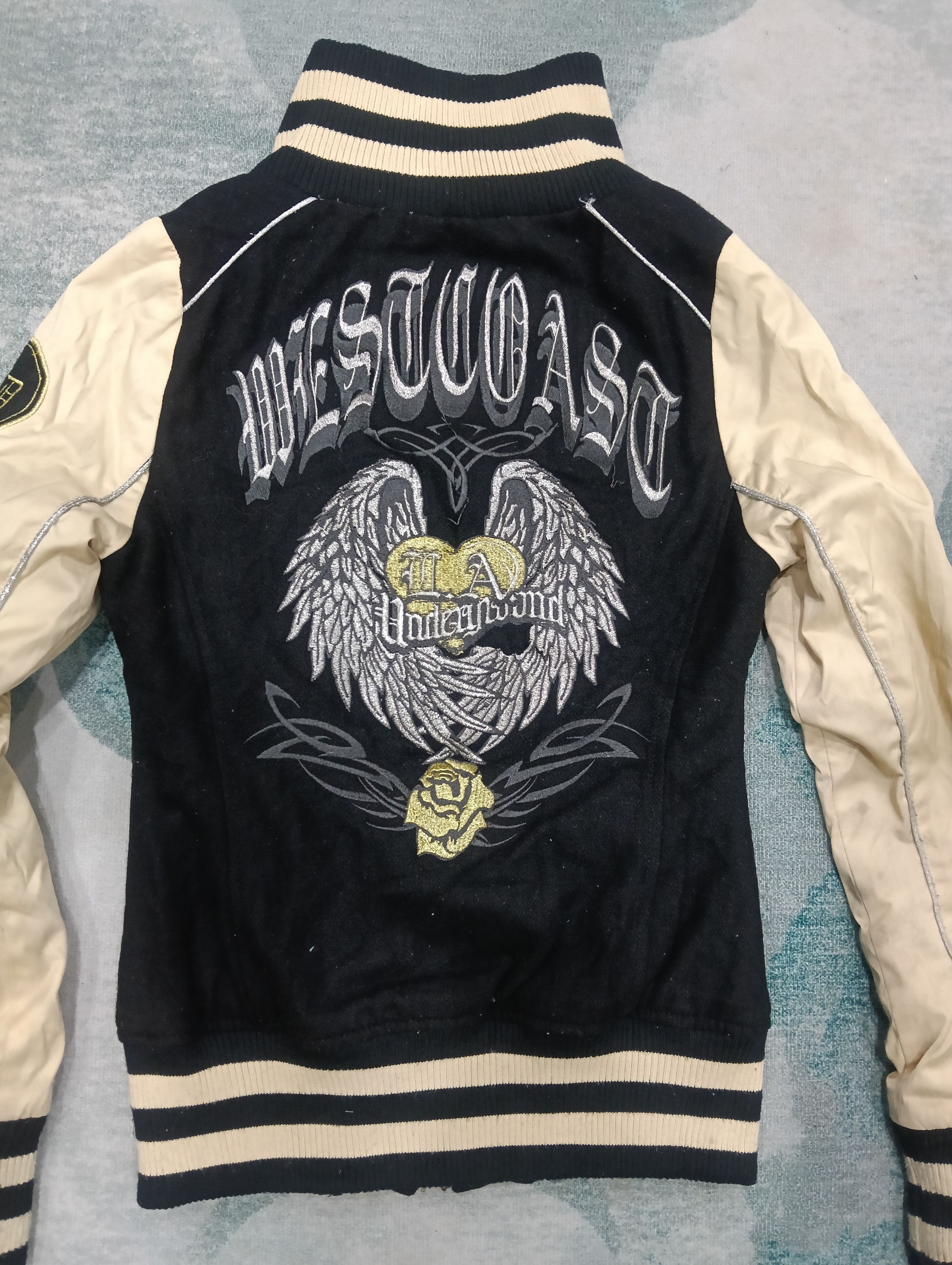 Beauty Beast × Hysteric Glamour × Japanese Brand Vintage d.i.a. Japanese brand varsity embroidery jacket Size S / US 4 / IT 40 - 4 Thumbnail