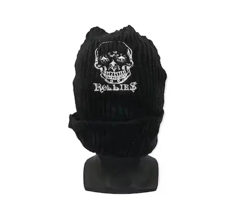 Japanese Brand Robbies Big Logo Skulls Seditionaries Beanie Hat Size ONE SIZE - 1 Thumbnail