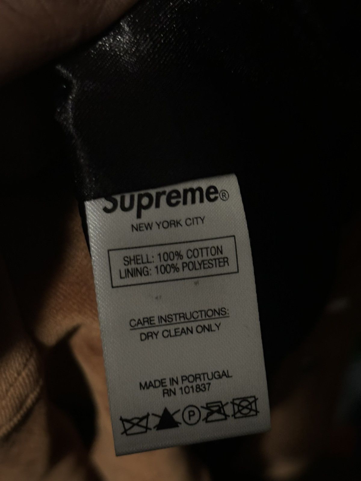 Supreme Supreme velvet work jacket fw20 brown | Grailed
