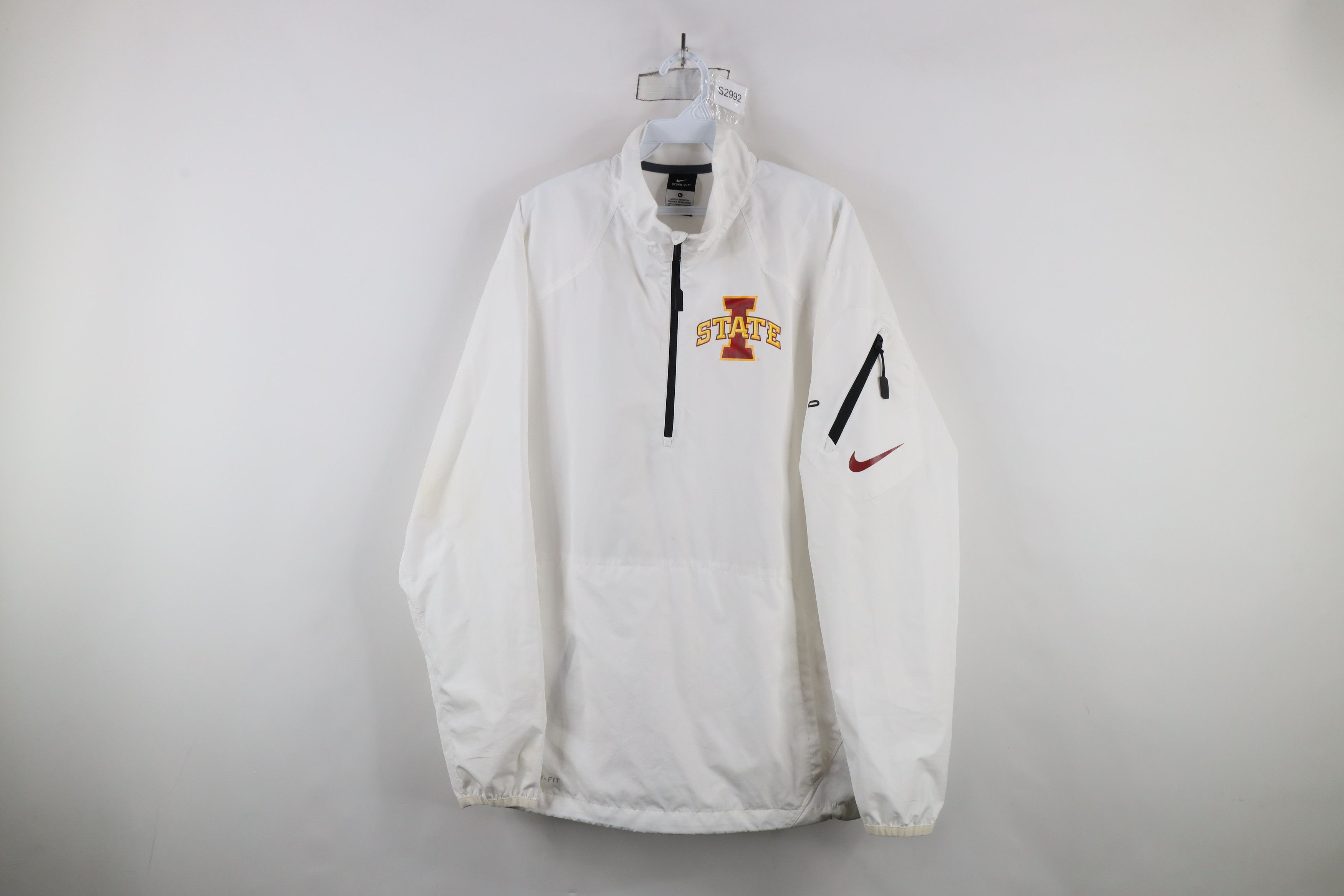 Nike × Vintage Nike Fit Iowa State University Half Zip Pullover Rain Jacket Size US M / EU 48-50 / 2 - 1 Thumbnail