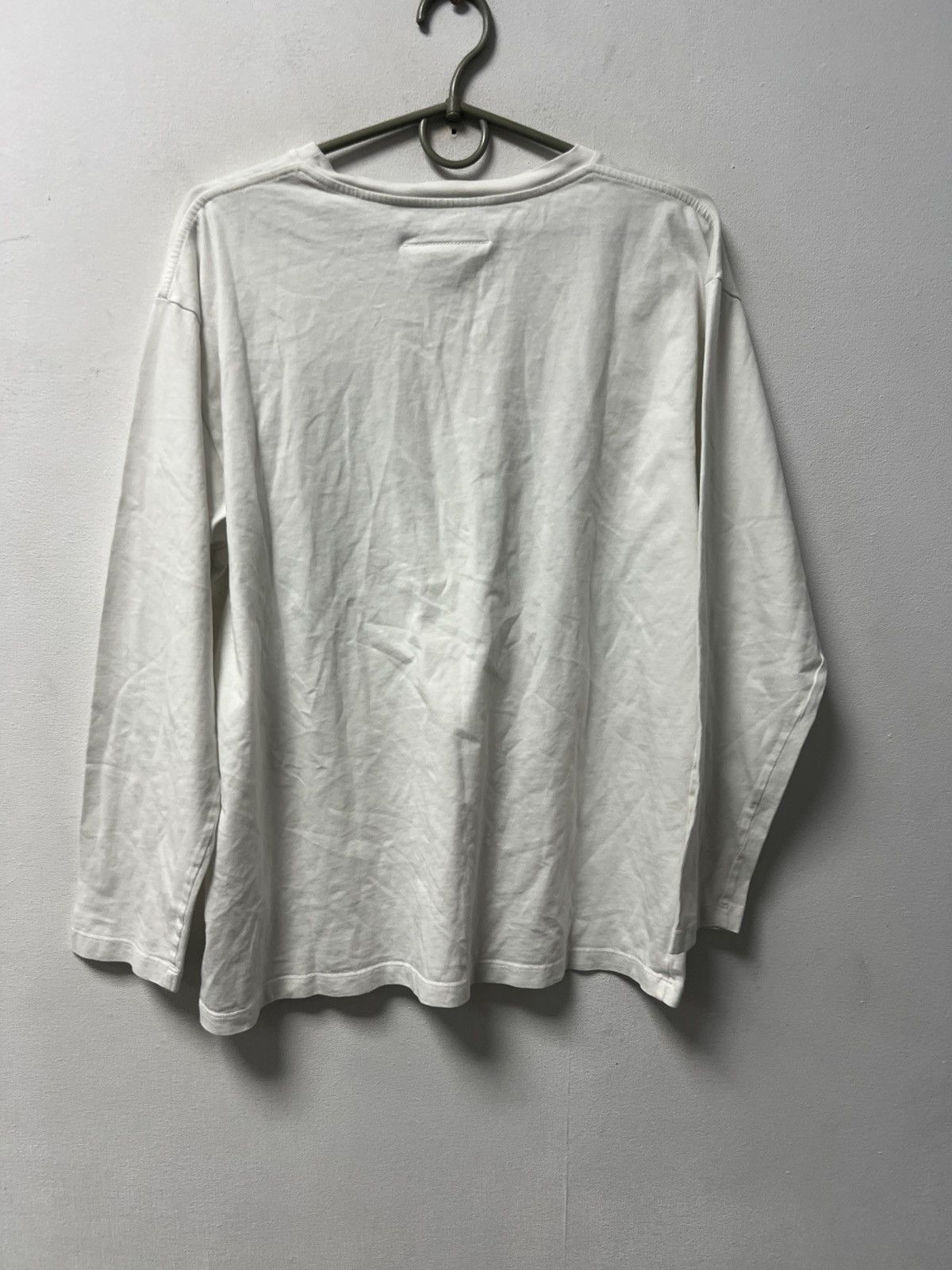 Maison Margiela Maison Margiela Longsleeve Mens White Big Logo Size S Size US S / EU 44-46 / 1 - 16 Thumbnail