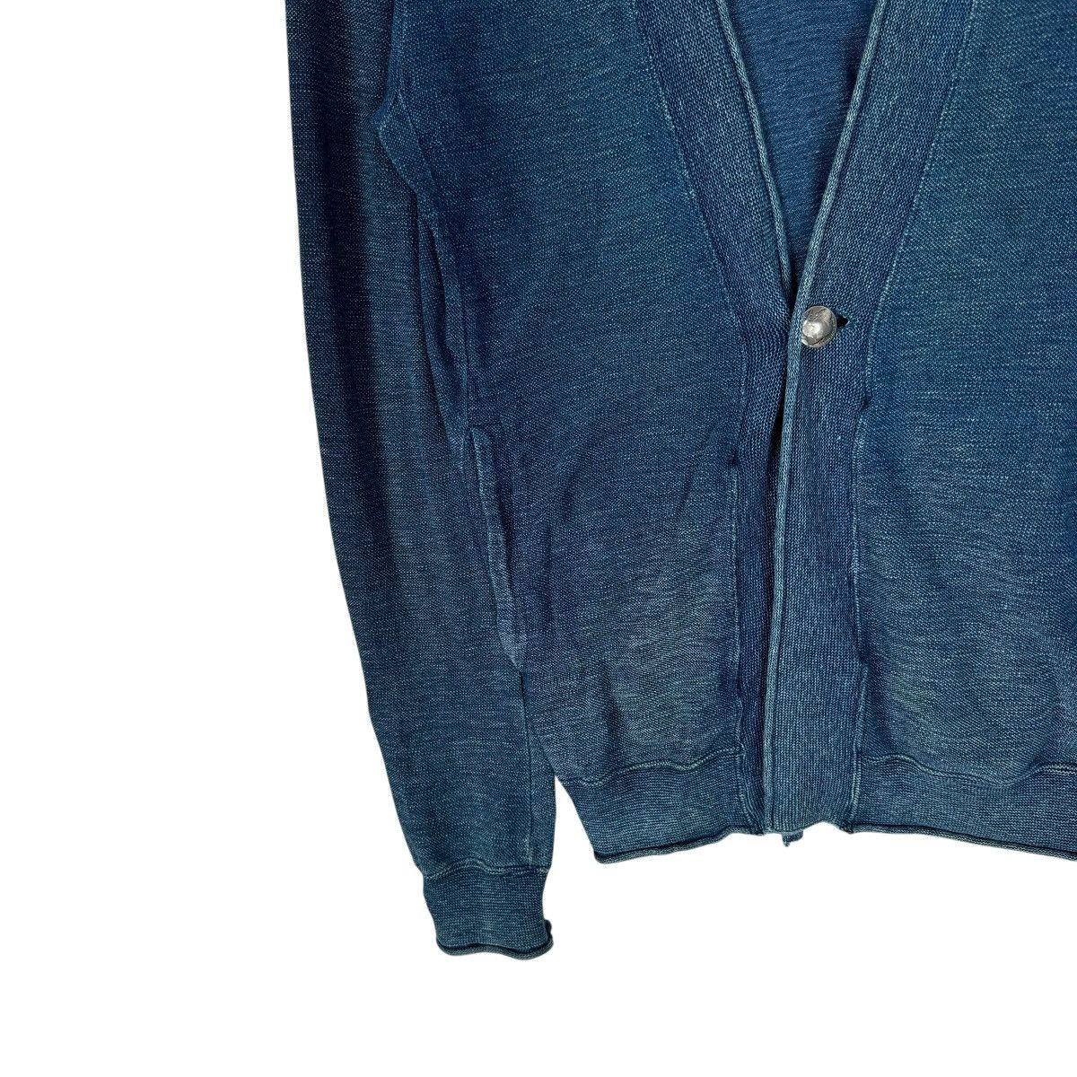 Remi Relief ☀️REMI RELIEF JAPAN INDIGO CARDIGAN SWEATER Size US S / EU 44-46 / 1 - 5 Thumbnail