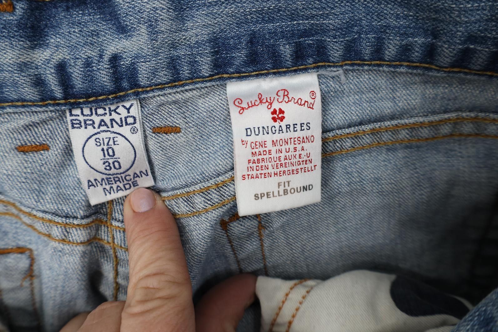 Lucky Brand Vintage 90s Y2K Lucky Brand Flared Wide Leg Jeans USA Blue Size 30" / US 8 / IT 44 - 10 Thumbnail