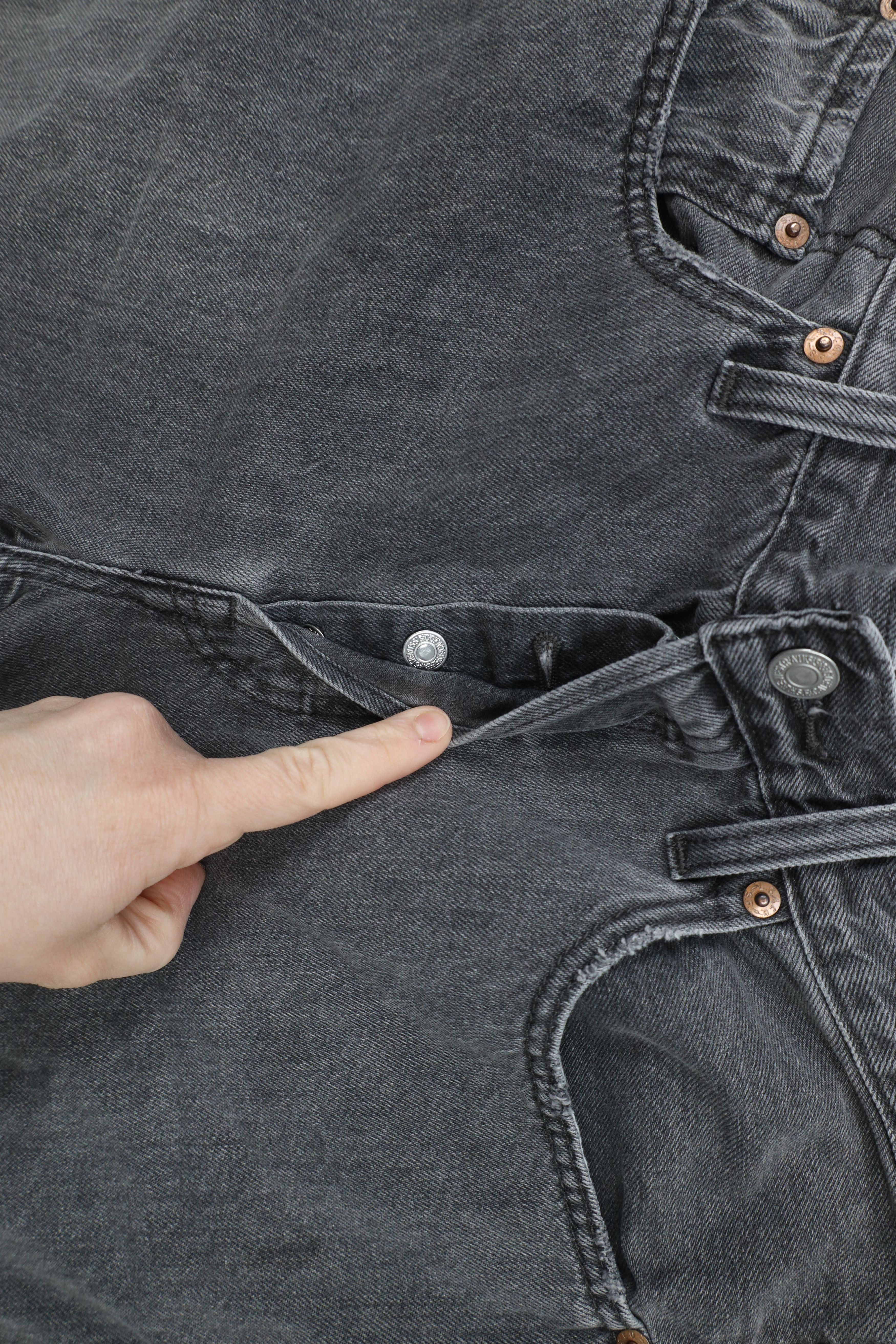 Levi's × Vintage Vintage Y2K Levis 501 Raw Hem Button Fly Original Fit Jeans Size 30" / US 8 / IT 44 - 5 Thumbnail