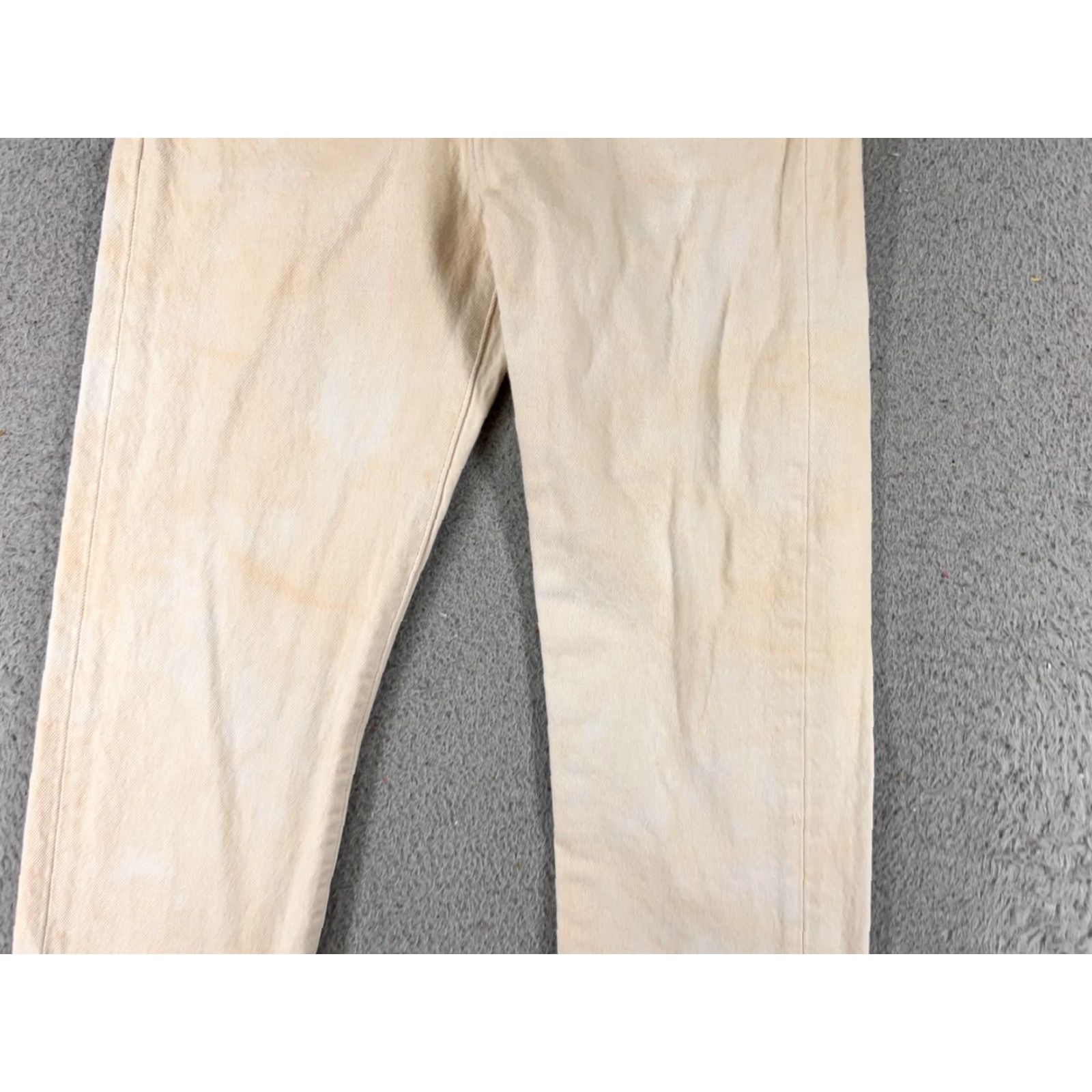 Levi's Levis Premium Jeans Womens 27 Peach Denim Wedgie Straight Button Fly Size 27" / US 4 / IT 40 - 3 Thumbnail