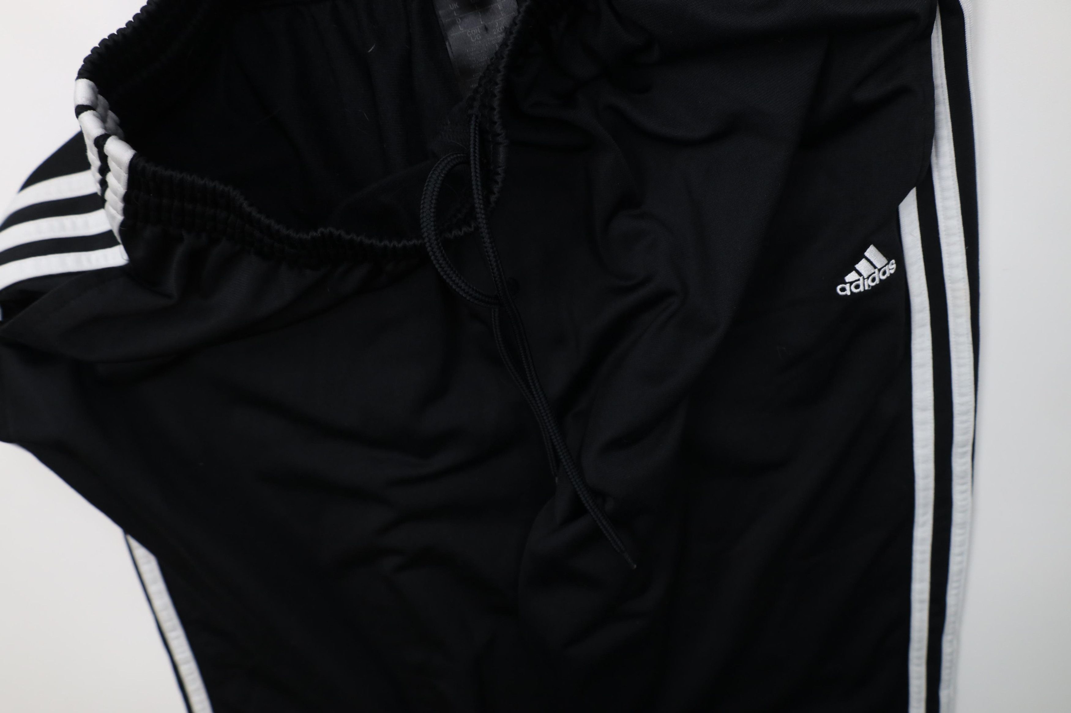 Adidas Vintage Y2K Adidas Striped Wide Leg Sweatpants Pants Black Size US 36 / EU 52 - 8 Thumbnail