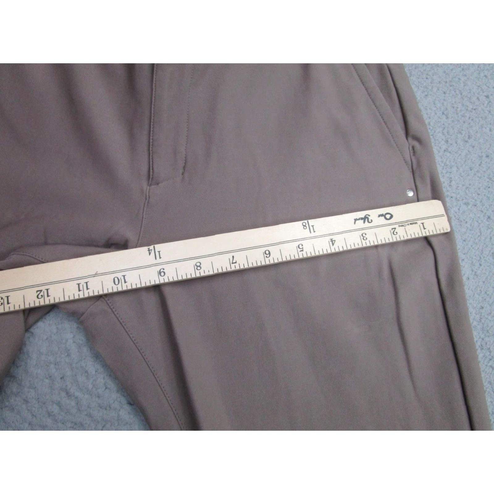 KJUS KJUS Imani 5 Pocket Pants Womens Medium Brown Slim Fit Golf Stretch Chino Size 32" / US 10 / IT 46 - 7 Thumbnail