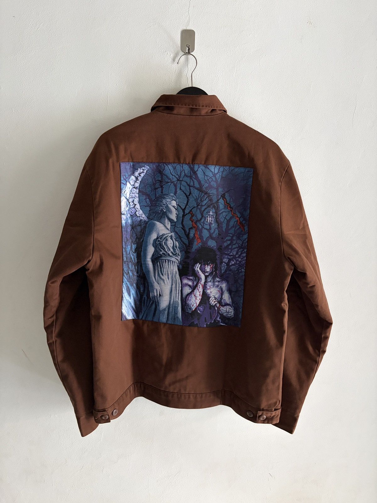 Supreme Supreme Christopher Wool Print Denim Work Jacket FW21