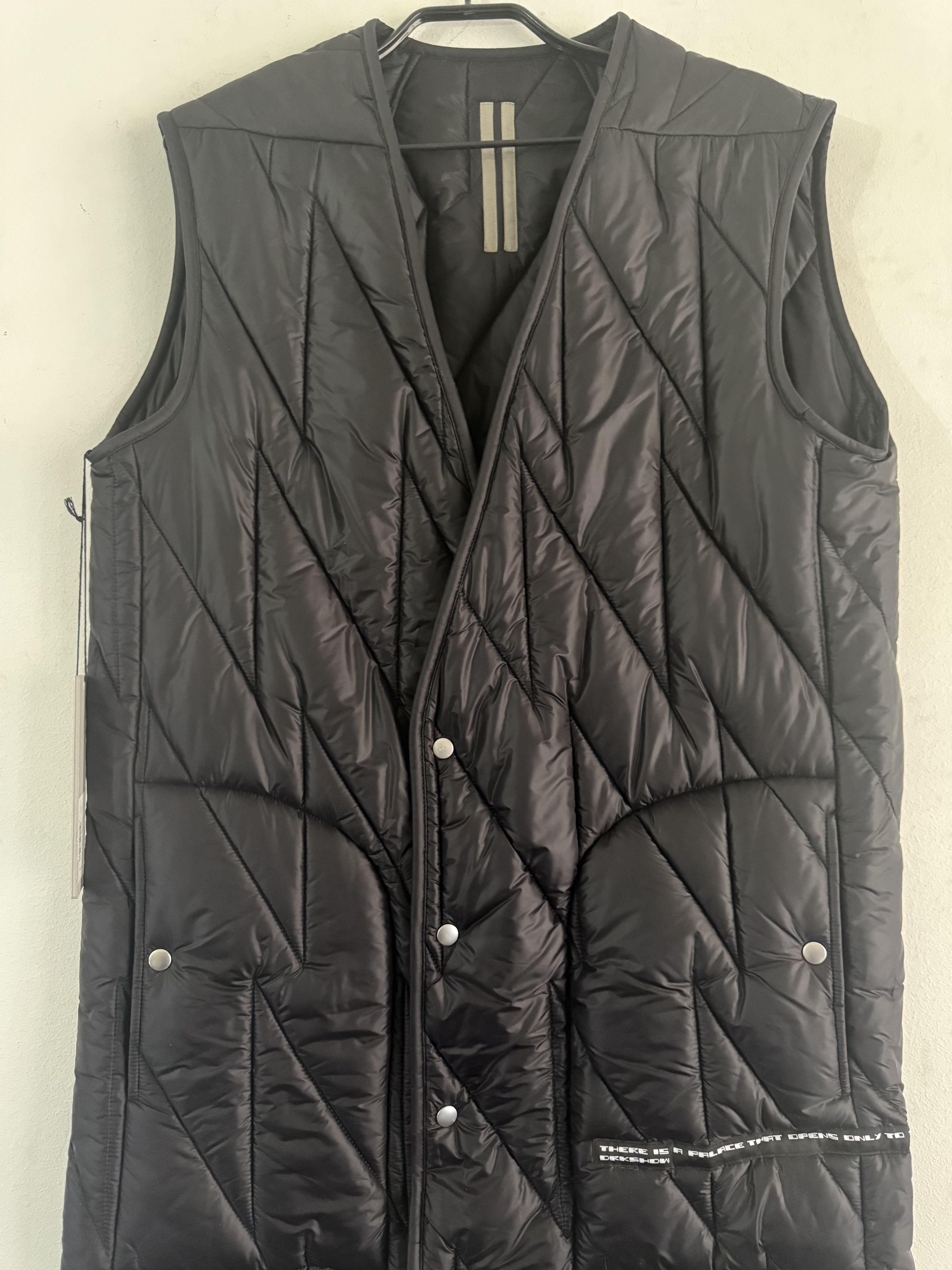 Rick Owens Drkshdw Rick Owens Quilted Puffer Vest Size US S / EU 44-46 / 1 - 10 Thumbnail