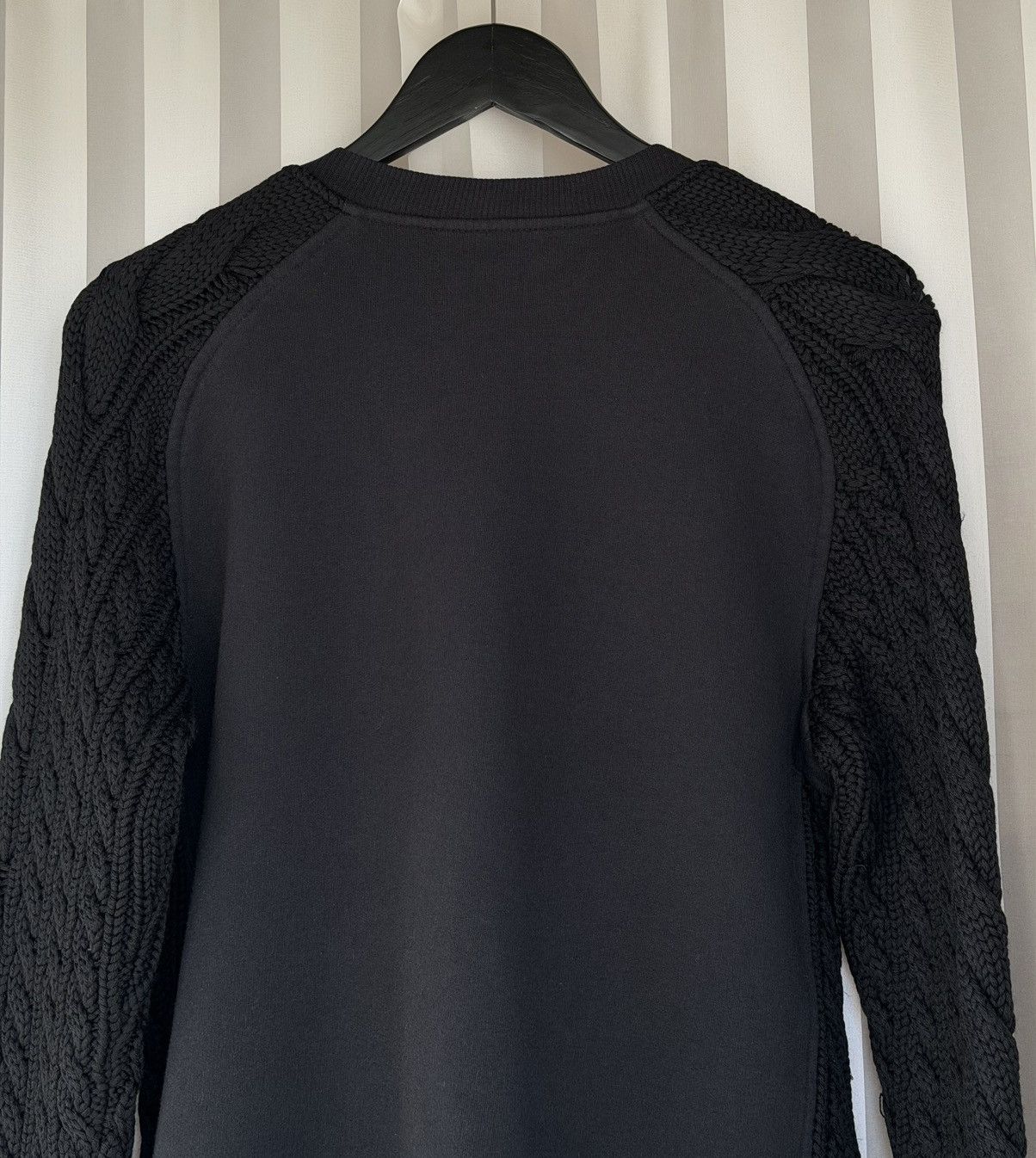 Balmain BALMAIN FW2014 Army Cabel Knit Zip Sweater Decarnin Black Size US M / EU 48-50 / 2 - 12 Thumbnail