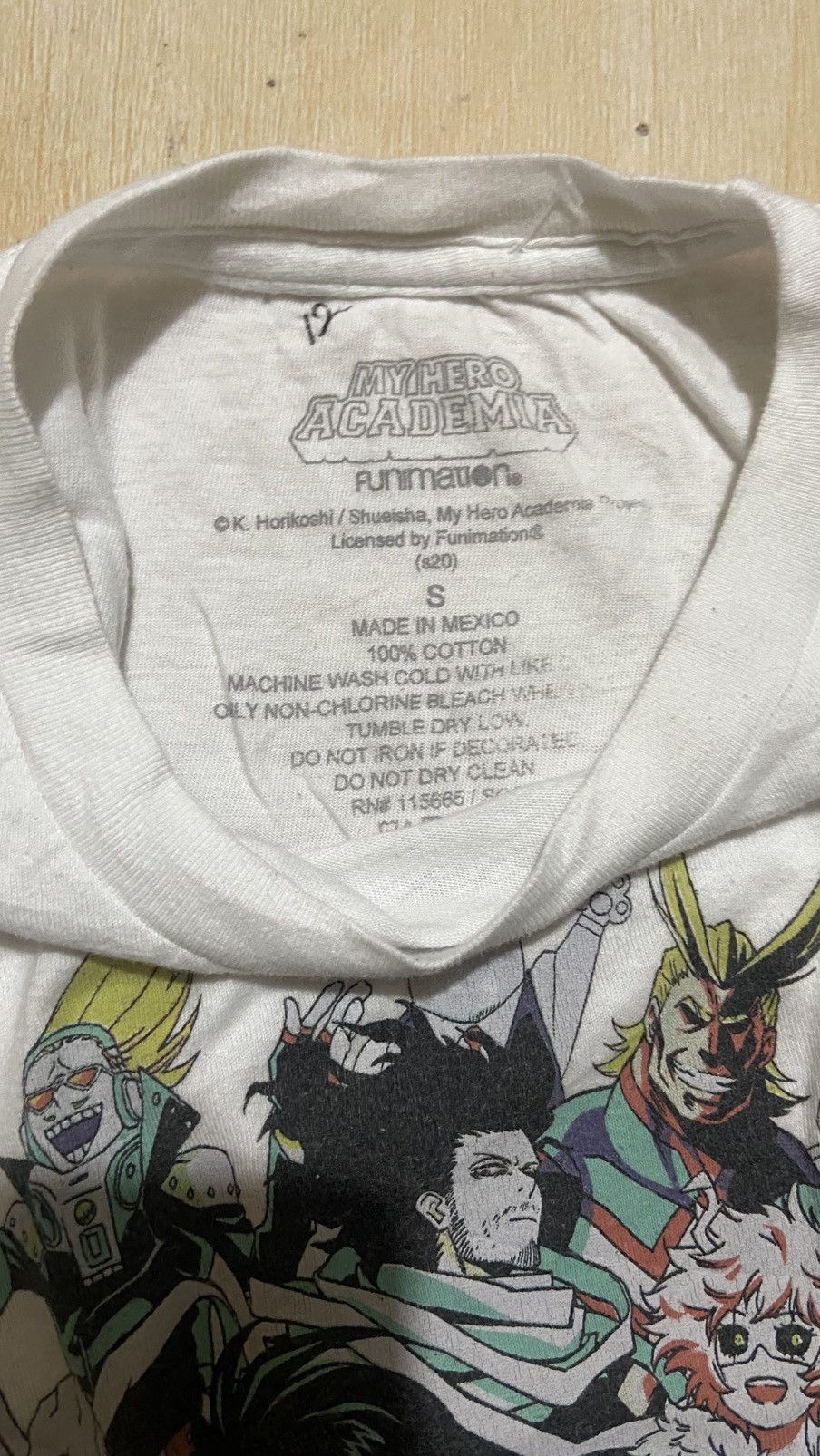 Anime × Japanese Brand Official Anime My Hero Academia All Hero Tee Size US S / EU 44-46 / 1 - 4 Thumbnail