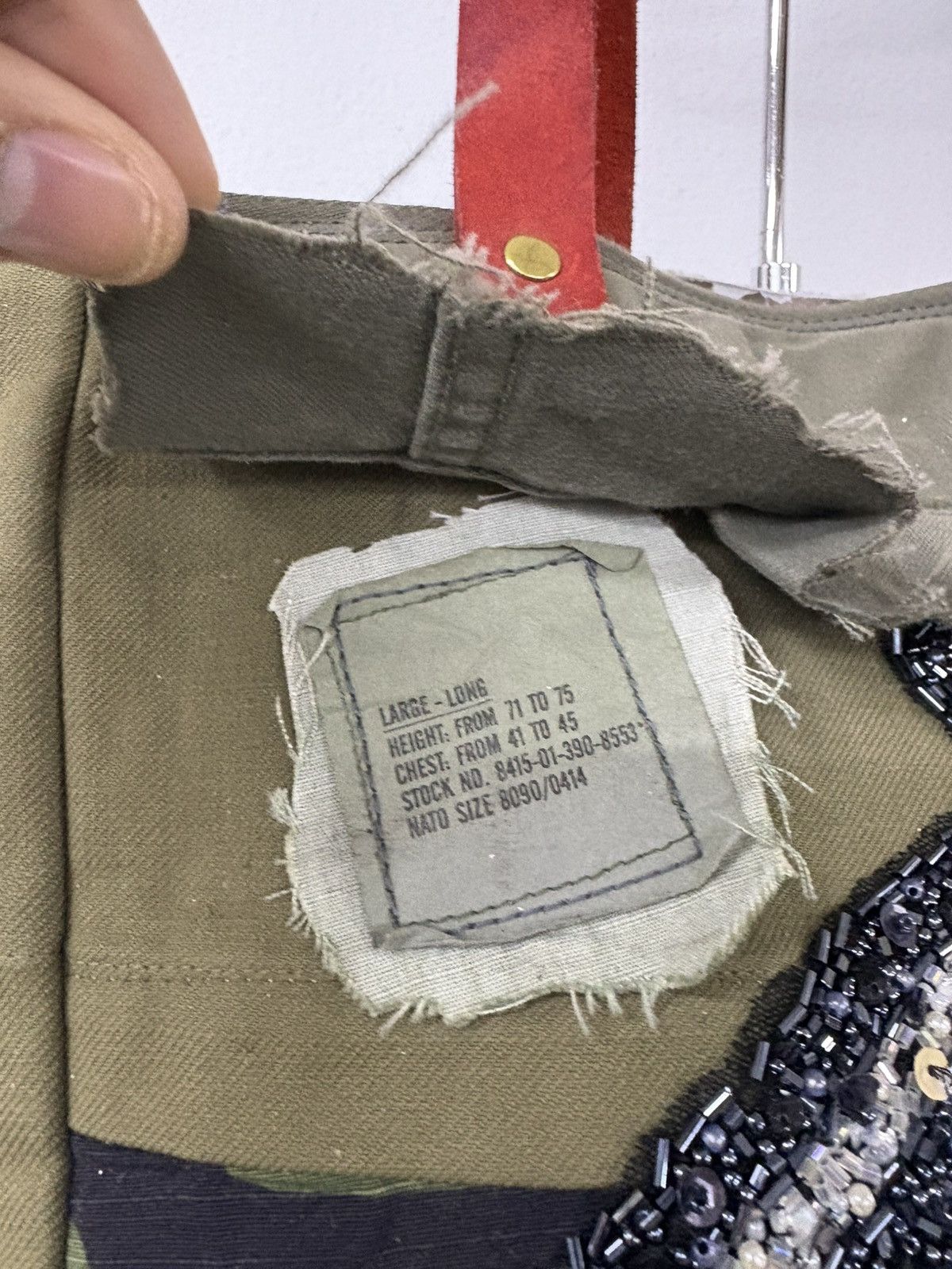 Engineered Garments Boro Denim Patchwork Tote Bag Military Handmade Chanel Style Size ONE SIZE - 6 Thumbnail