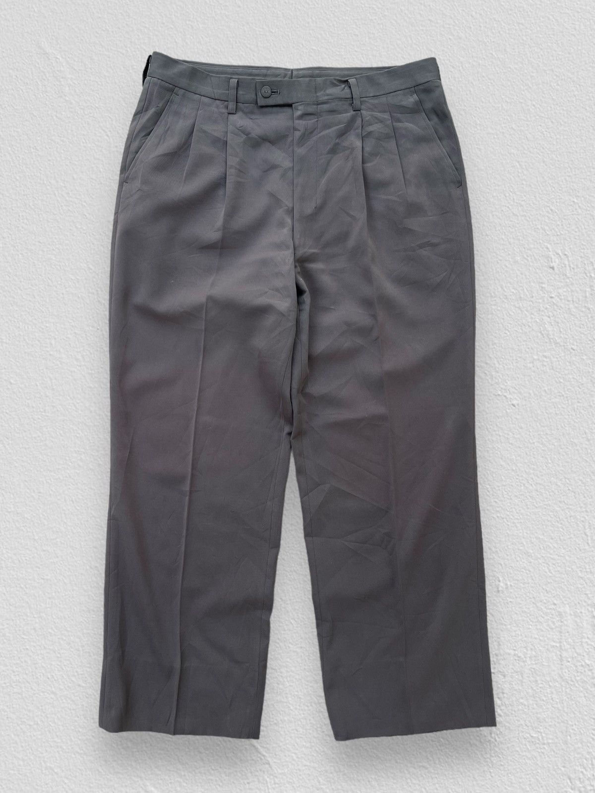 Balenciaga × Vintage 🔥Vintage Balenciaga 'BB' Logo Business Pants Size US 34 / EU 50 - 3 Thumbnail