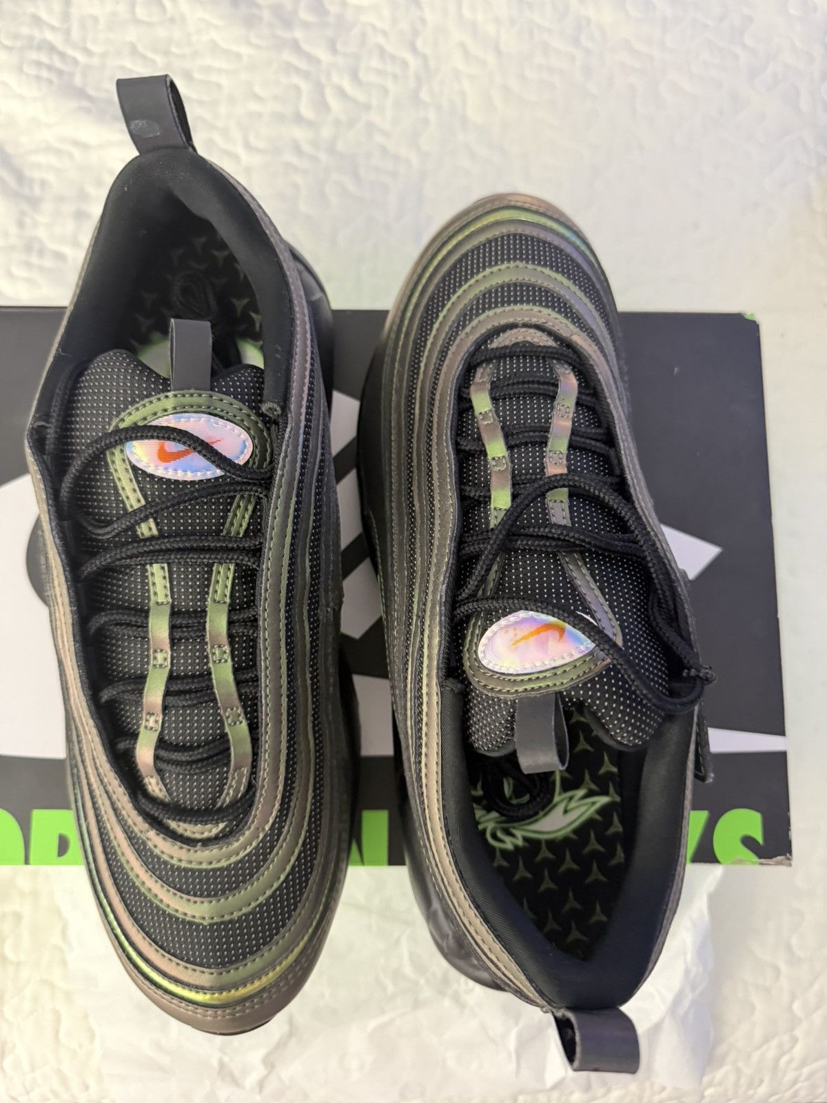 Nike Nike Air Max 95/97 'University of Oregon - Storm' PE Size US 9 / EU 42 - 1 Thumbnail