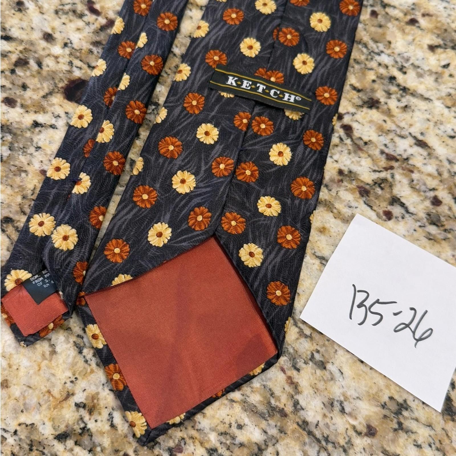 Other Ketch floral tie blue yellow orange Size ONE SIZE - 6 Thumbnail