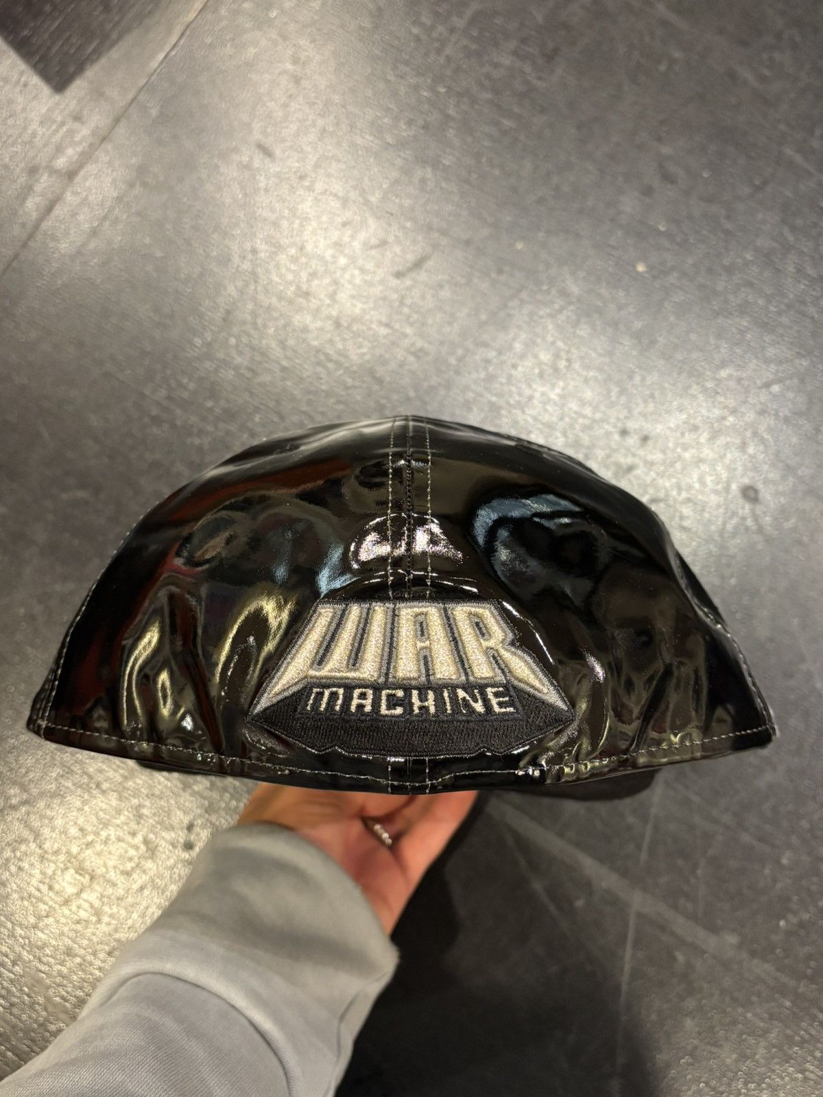 New Era New Era War Machine Iron Man Patent Leather Hat Size ONE SIZE - 3 Thumbnail