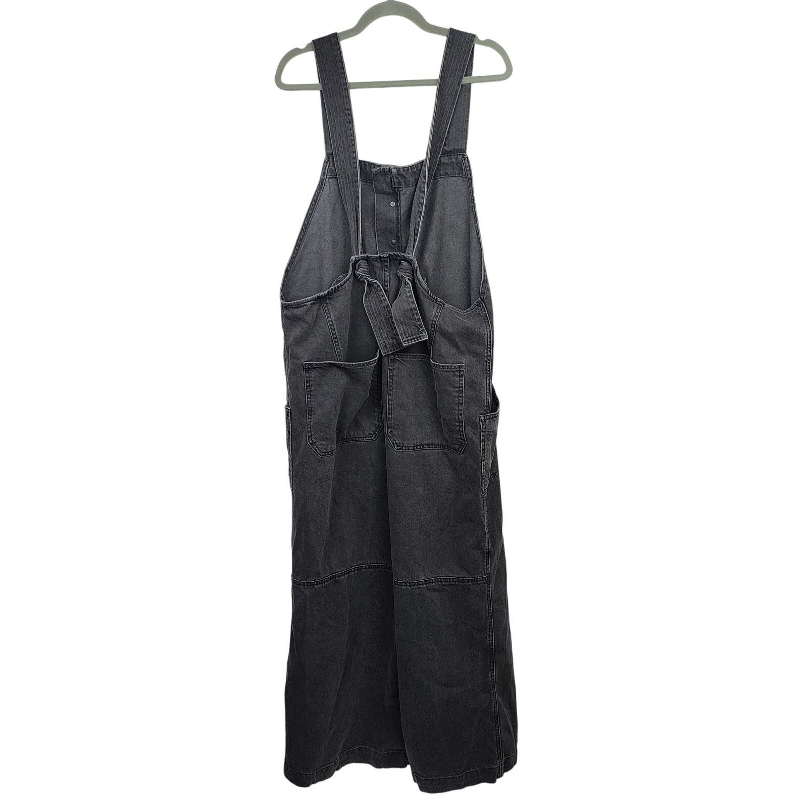 Free People Free People We The Free Field of Flowers Overalls Womens XL Size 33" - 6 Thumbnail