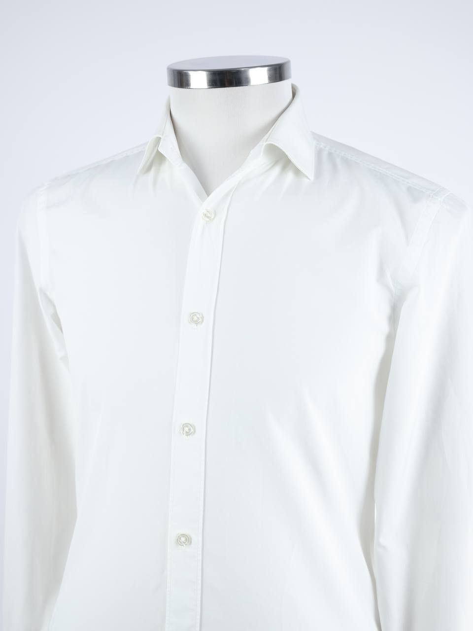 Hugo Boss HUGO BOSS White shirt Slim Size US S / EU 44-46 / 1 - 4 Thumbnail