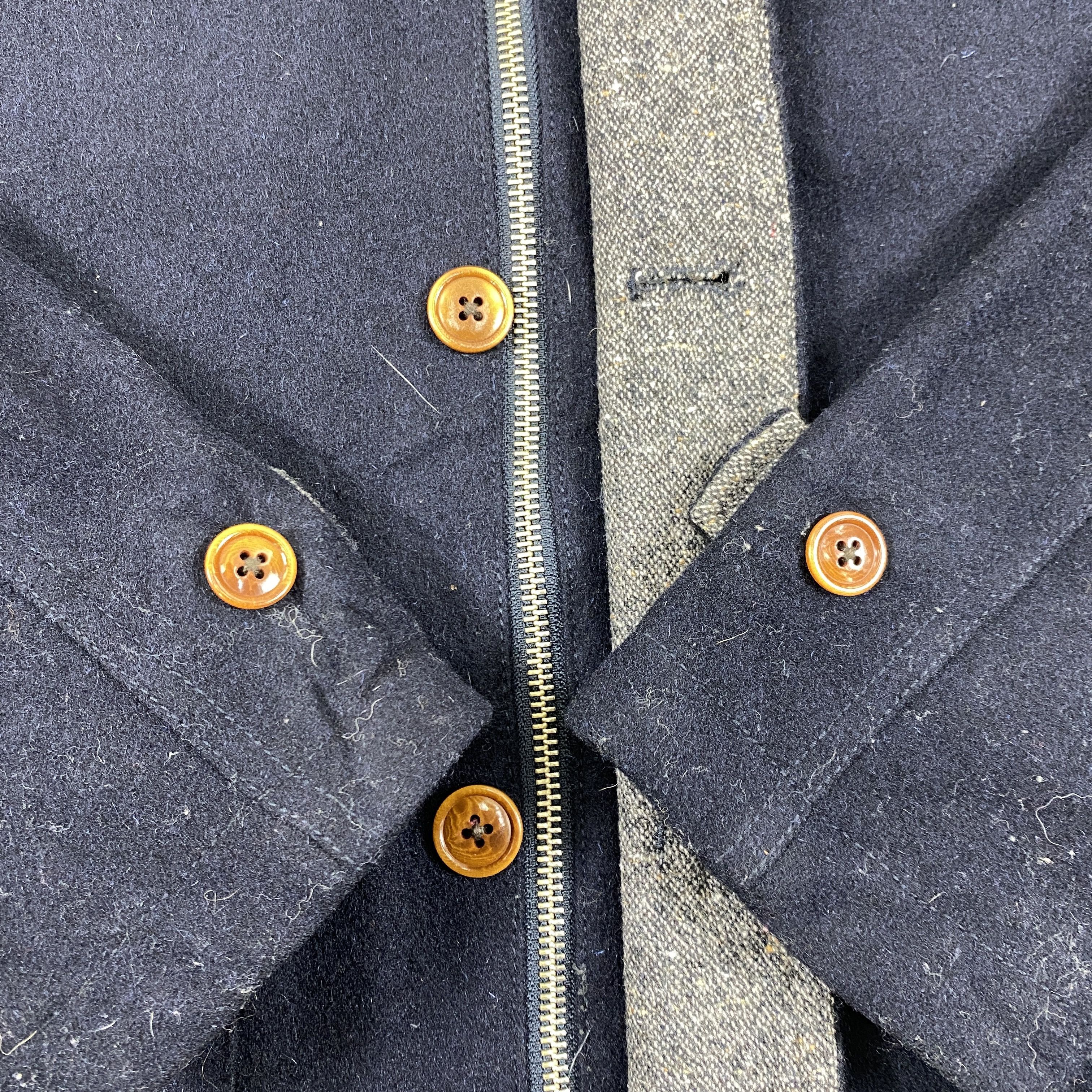 Beams Plus Vintage Japanese Brand Beams Wool Hoodie Jacket - J316 Size US M / EU 48-50 / 2 - 8 Thumbnail