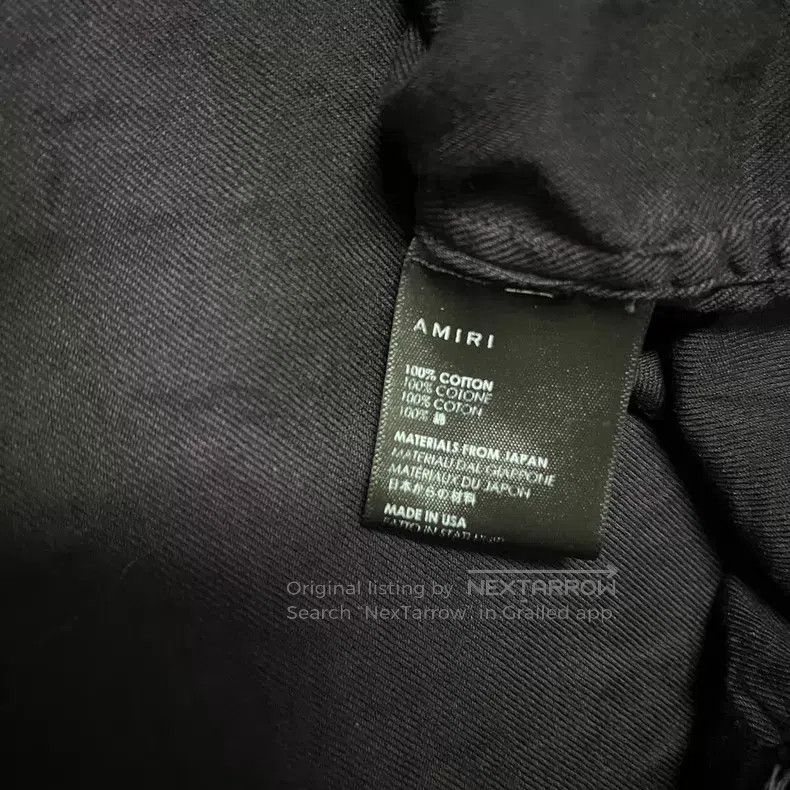 Amiri Amiri Purple Sanskrit shirt Size US M / EU 48-50 / 2 - 5 Thumbnail