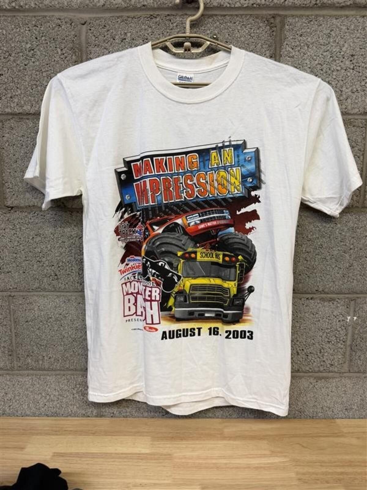Gildan Monster Jam Monster Bash Size L Four Wheels Of Destruction Size US L / EU 52-54 / 3 - 1 Thumbnail