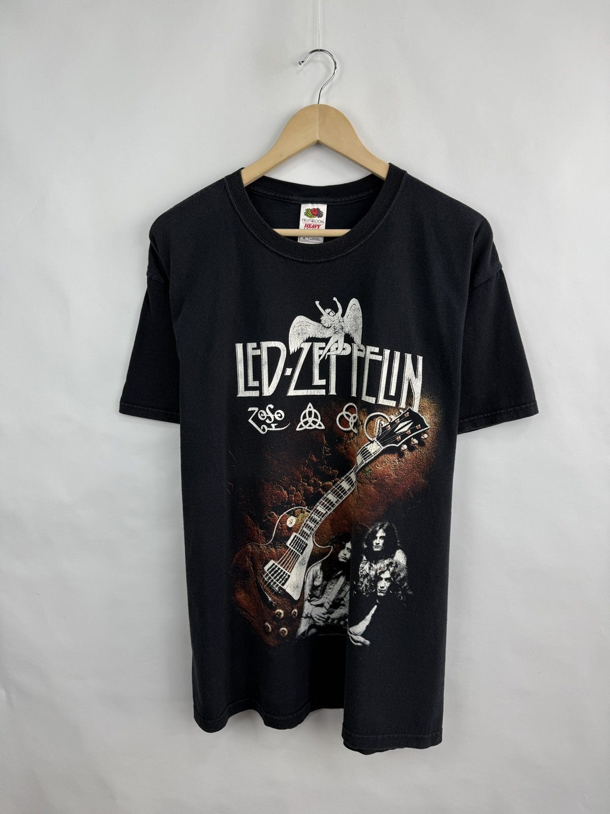 Led Zeppelin 🇬🇧 Vintage 2004 Led Zeppelin Jimmy Page Robert Plant Bonham T Size US XL / EU 56 / 4 - 3 Thumbnail