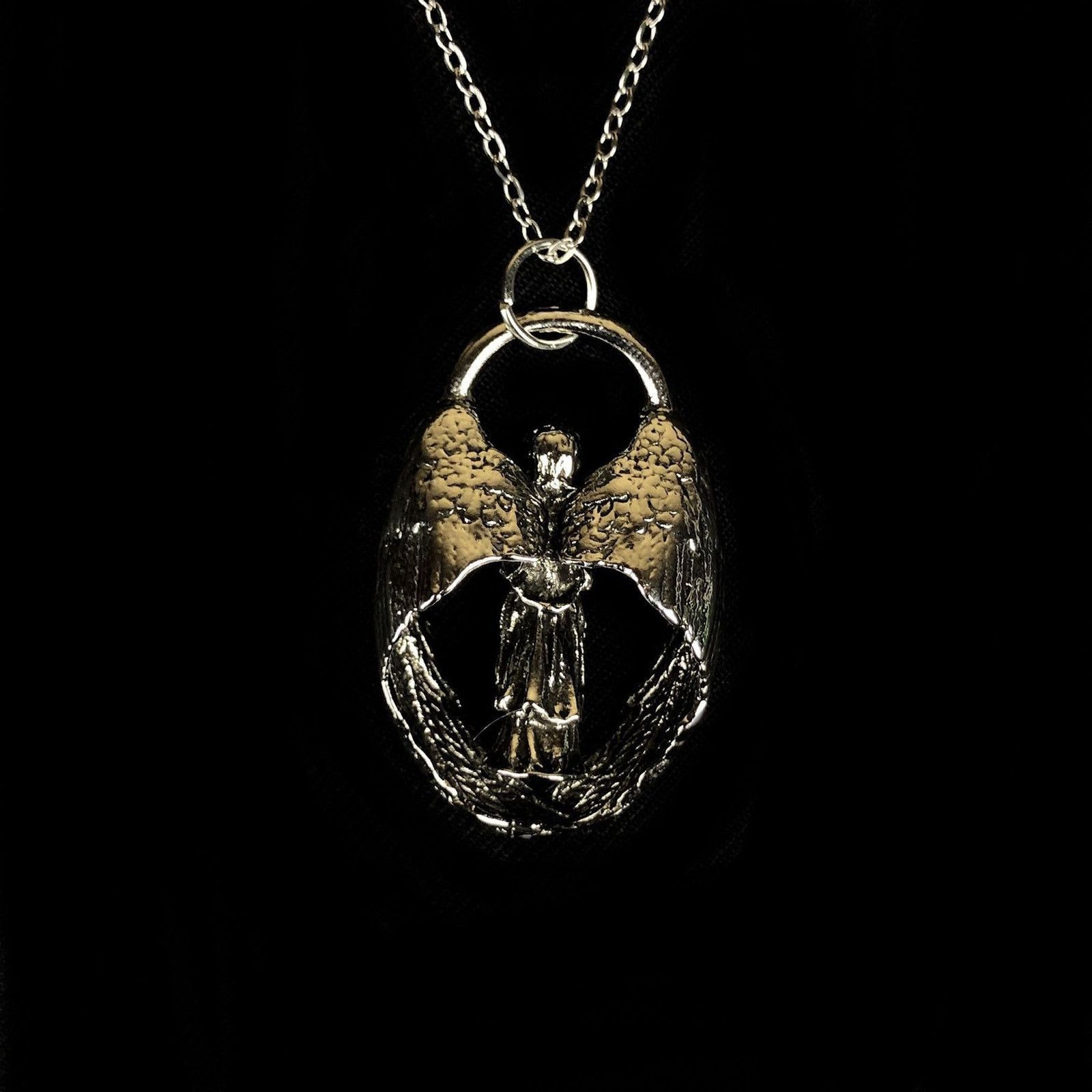 Jewelry Angel Necklace Punk Chain Size ONE SIZE - 2 Thumbnail