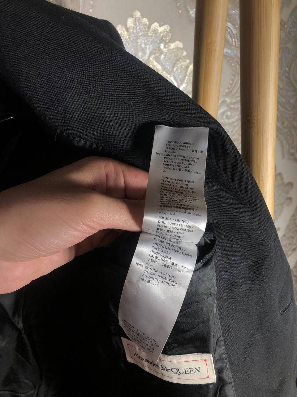 Alexander McQueen VINTAGE ALEXANDER MCQUUEN BLAZER JAKCET SUIT LUXURY Y2K 90s Size 46S - 9 Thumbnail