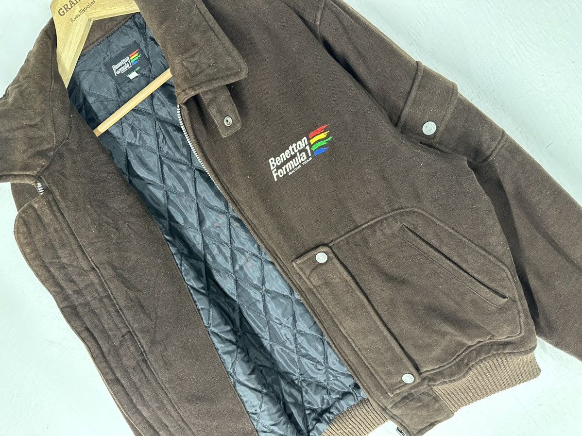 United Colors Of Benetton Vtg Benetton Formula 1 Racing Team Bomber Jacket Size US M / EU 48-50 / 2 - 8 Thumbnail