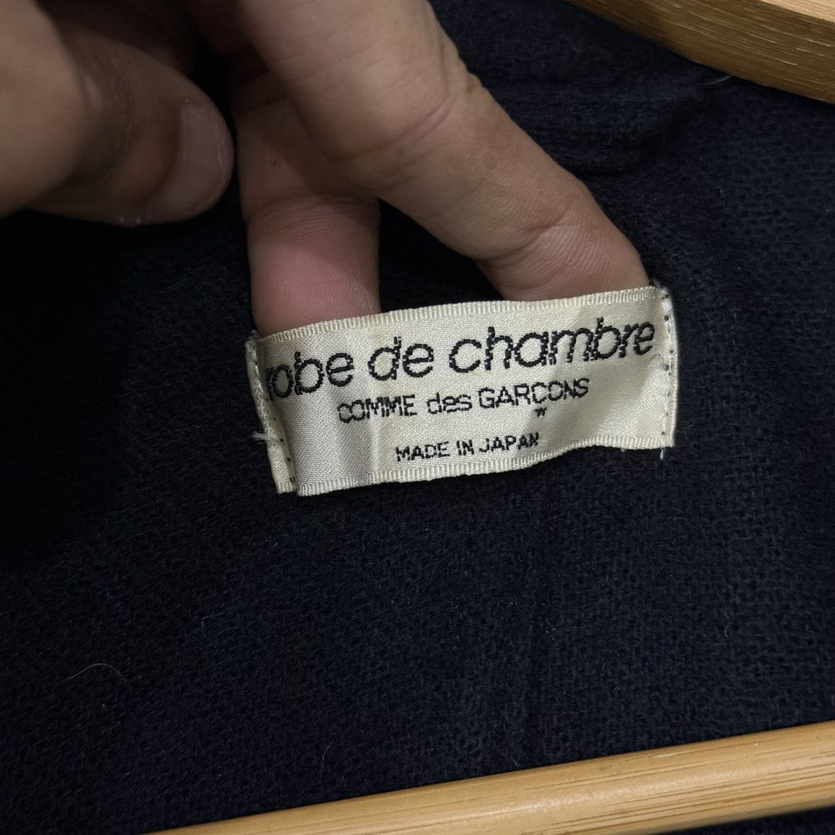 Comme des Garcons Vintage 90’s Robe De Chambre CDG Wool Buttons Jacket Size US XL / EU 56 / 4 - 17 Thumbnail