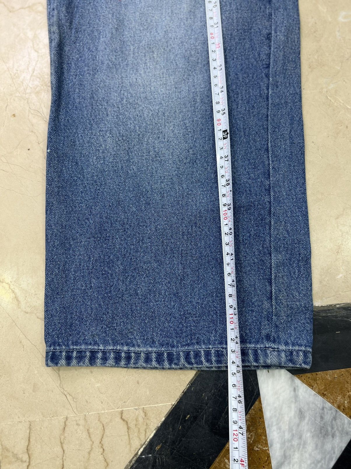 NBA Vintage 2000s NBA Team Patch Baggy Denim Jeans Wide Leg Size US 36 / EU 52 - 6 Thumbnail