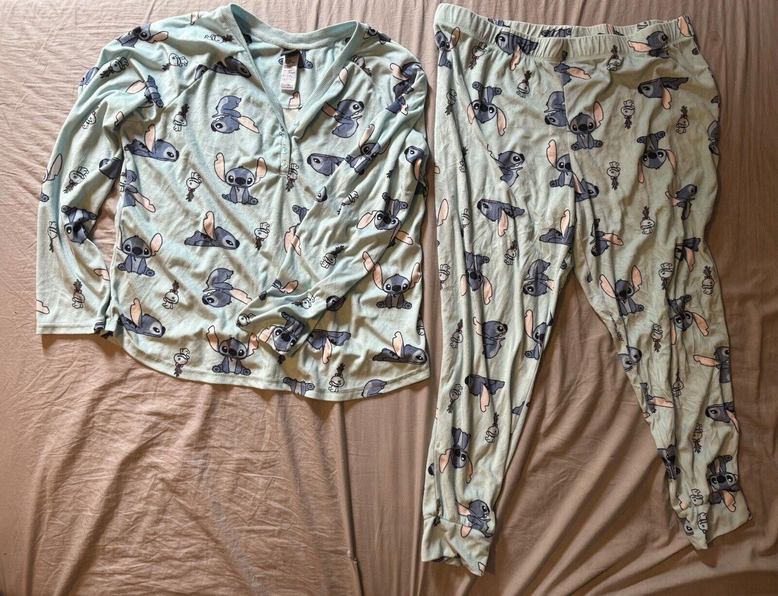 Disney Disney Stitch Pajama Set Women’s XL Lightweight Fleece Size ONE SIZE - 1 Thumbnail