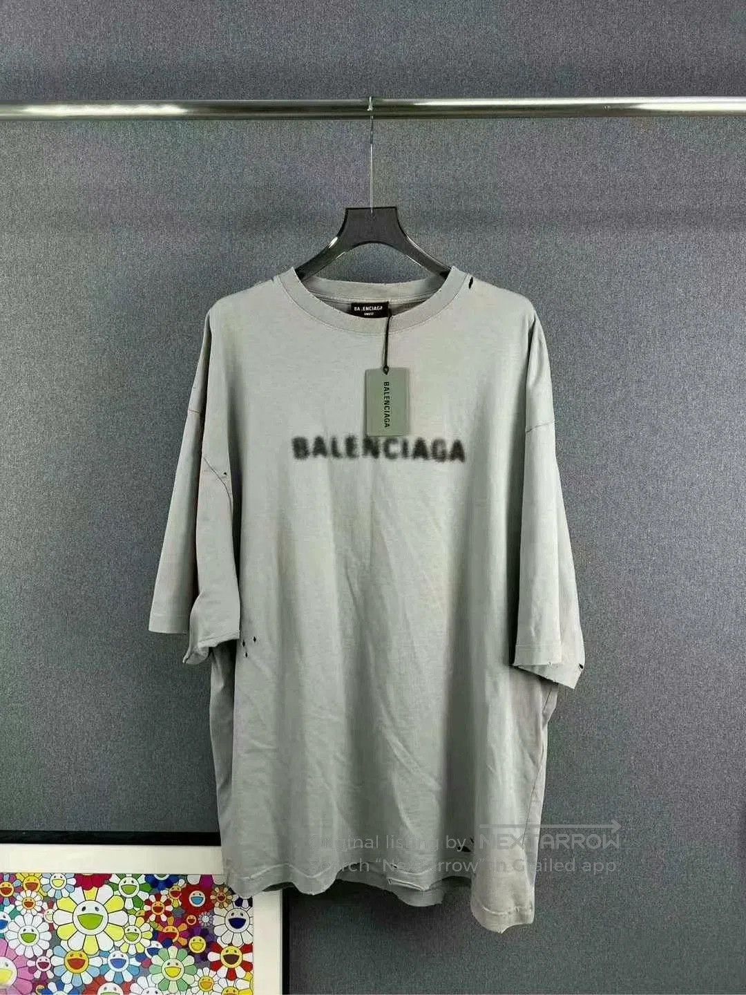 Balenciaga balenciaga distressed short sleeve t. Size US M / EU 48-50 / 2 - 1 Thumbnail