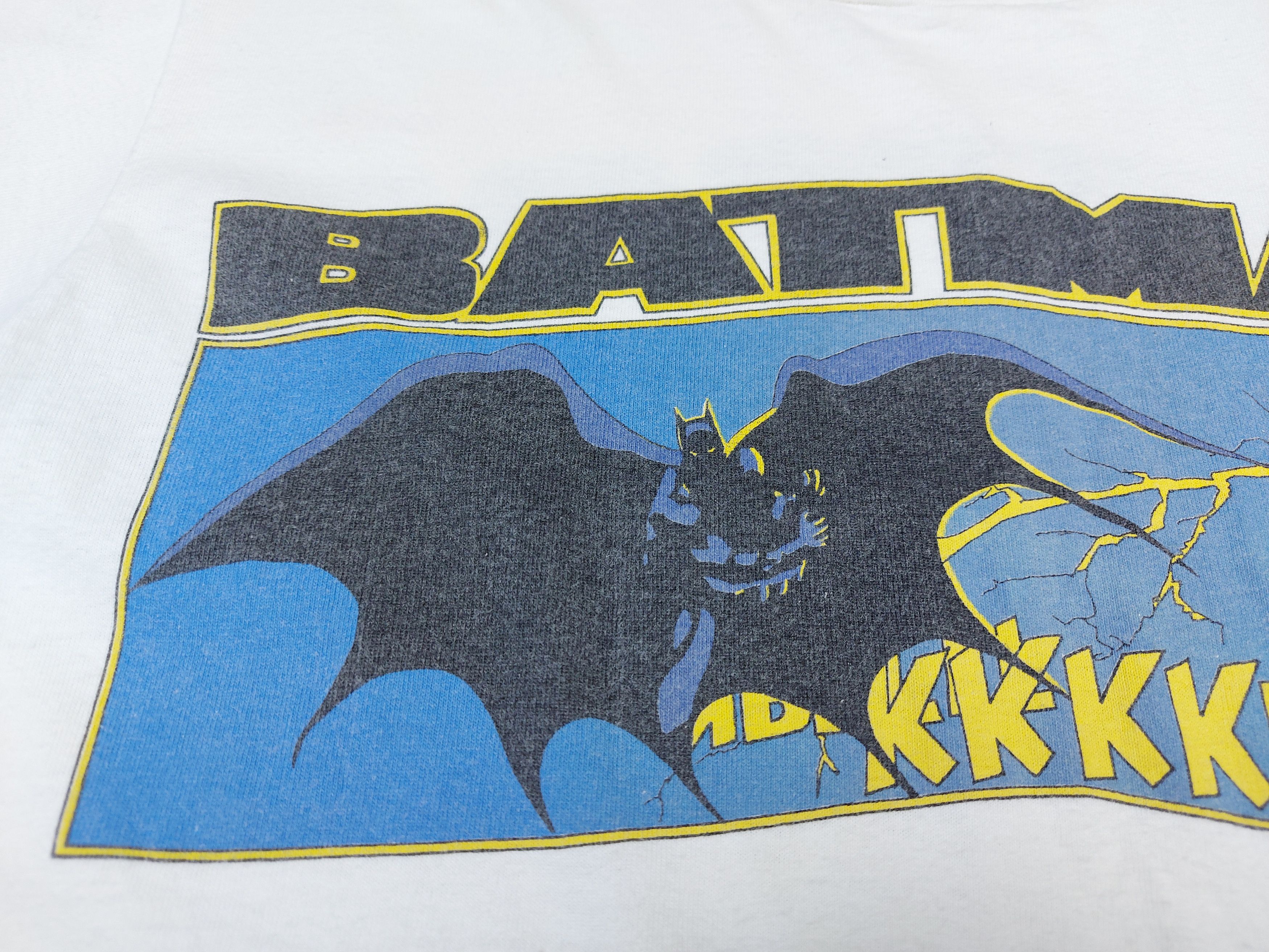 DC Comics × Vintage Vintage 80s Batman Dc Comics 1989 Dubble-Sided TEE Size US M / EU 48-50 / 2 - 6 Thumbnail