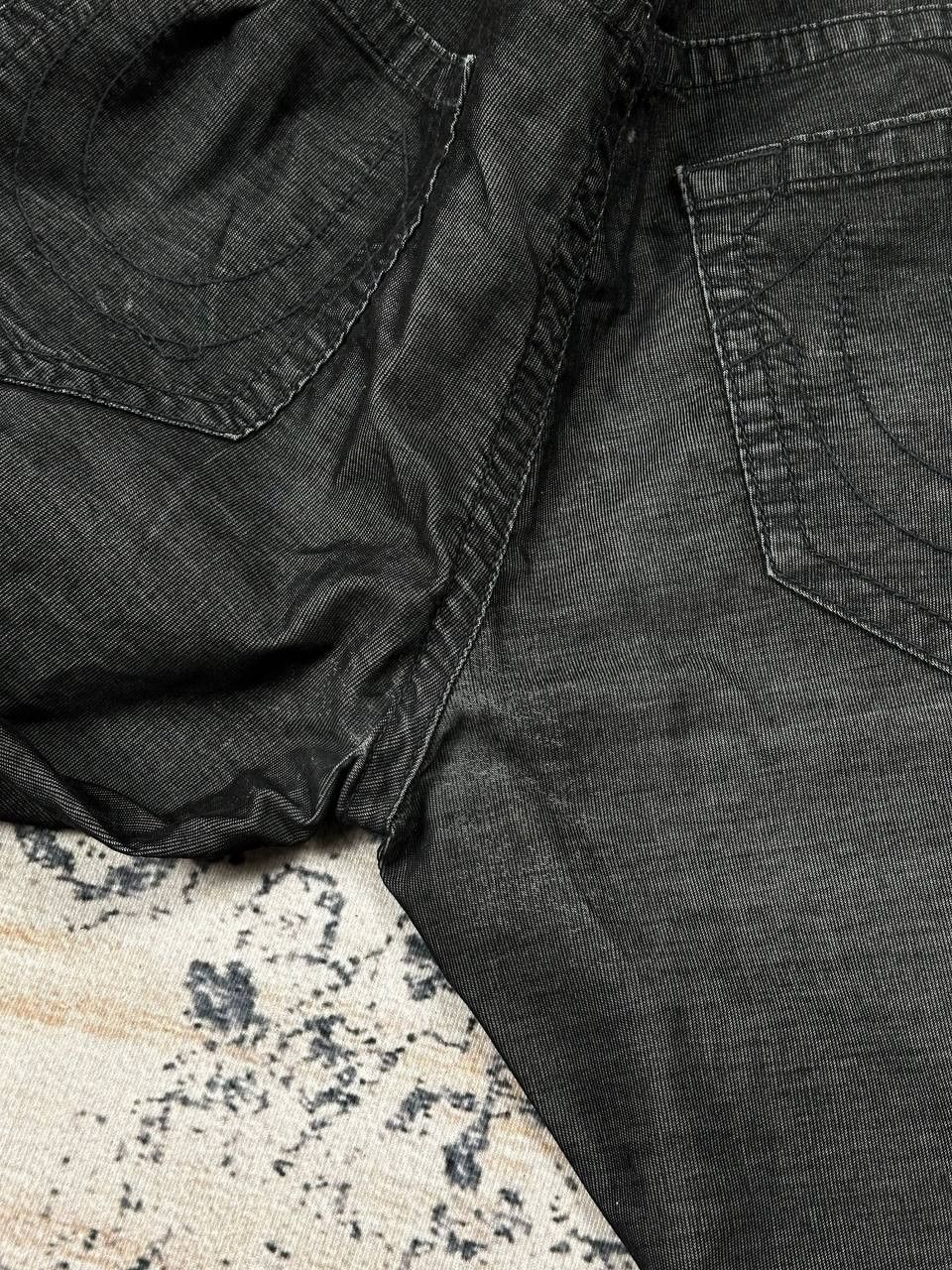 True Religion True Religion Velvet Black Avant Garde Baggy Jeans Denim Size US 36 / EU 52 - 12 Thumbnail