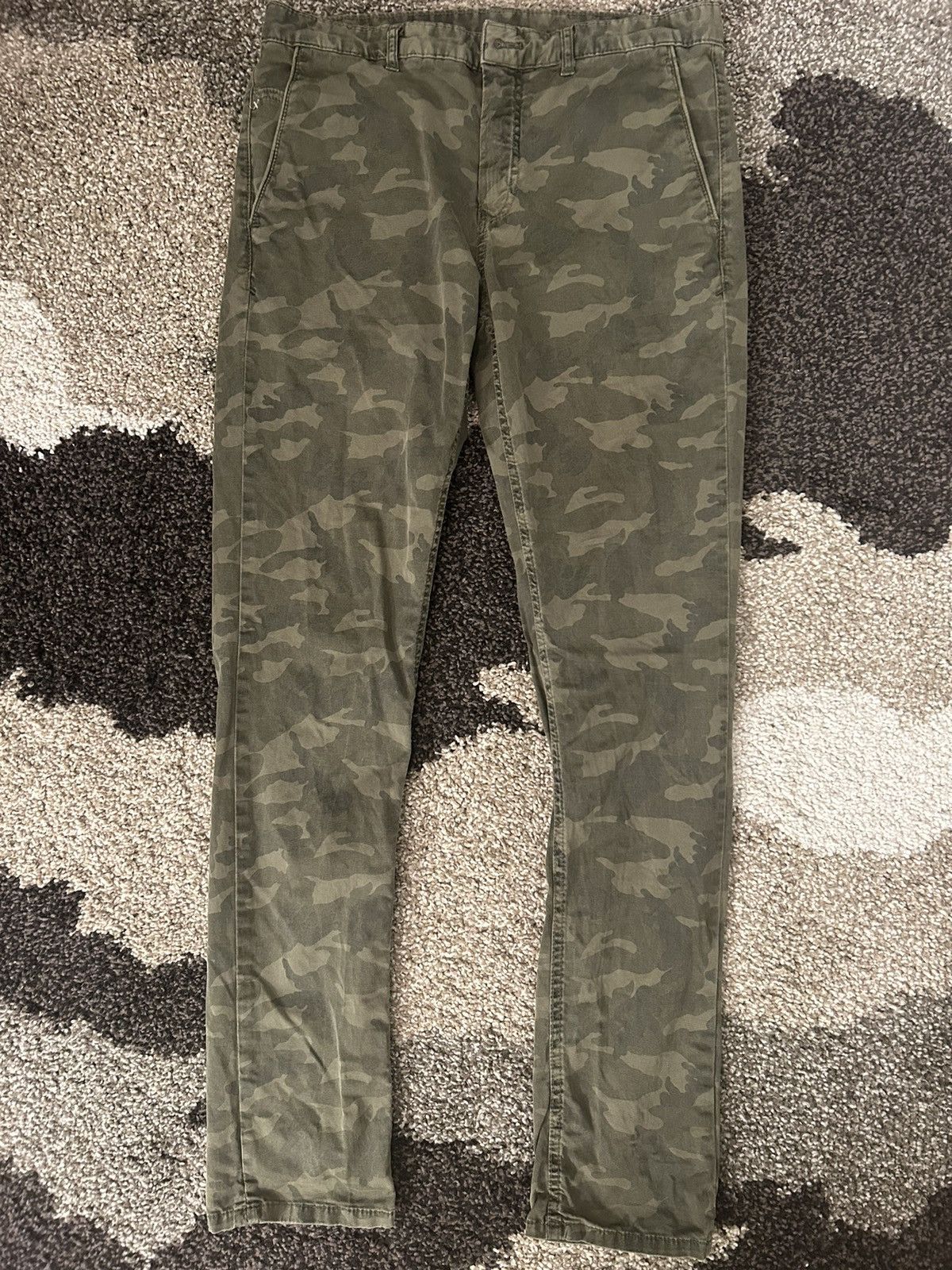 Zara Zara Man Camo Pants Camouflage Green Chino Men s US 31 Grailed