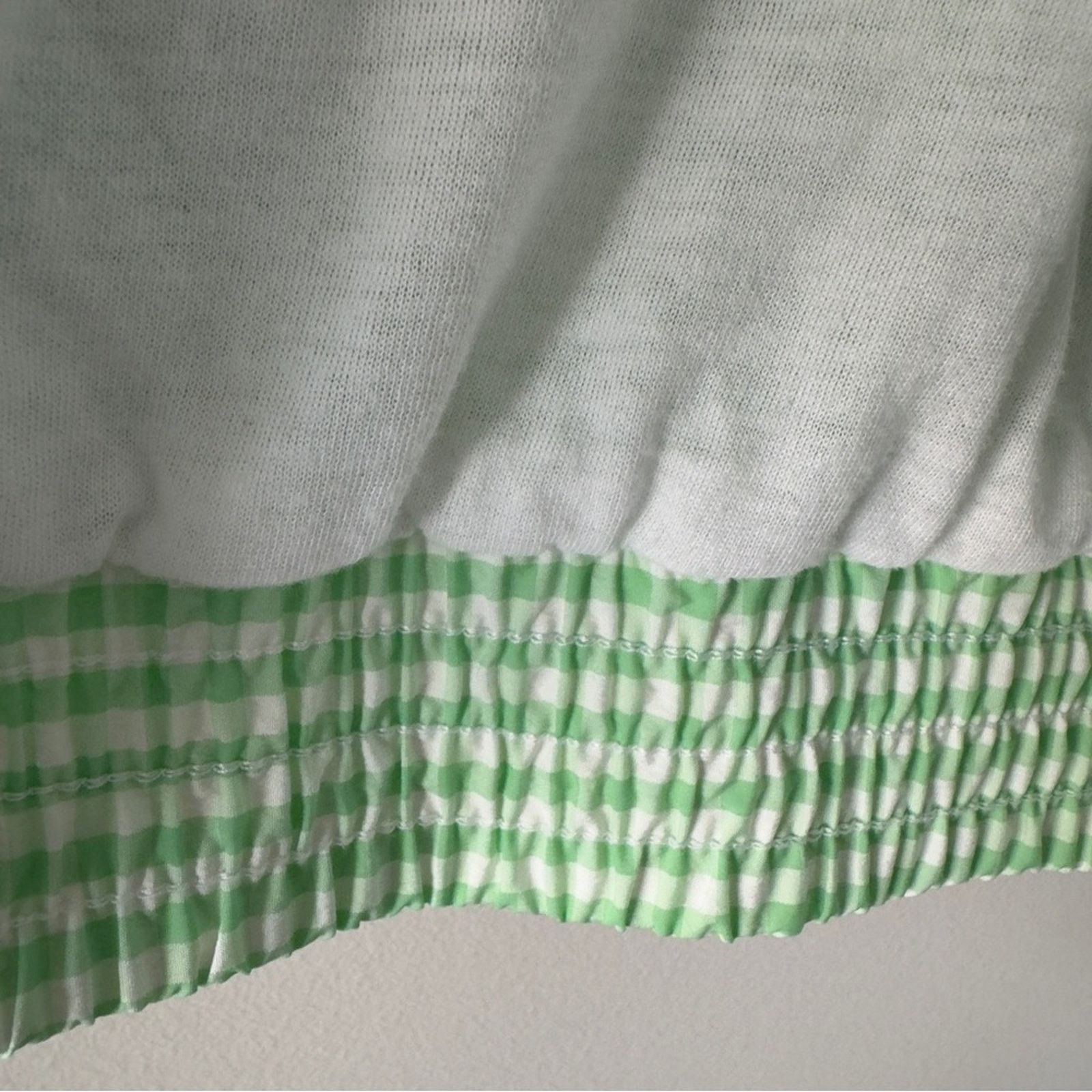 Vintage Vintage 80s Lavon Gingham Full Zip Jacket Shoulder Pads L Size L / US 10 / IT 46 - 5 Thumbnail