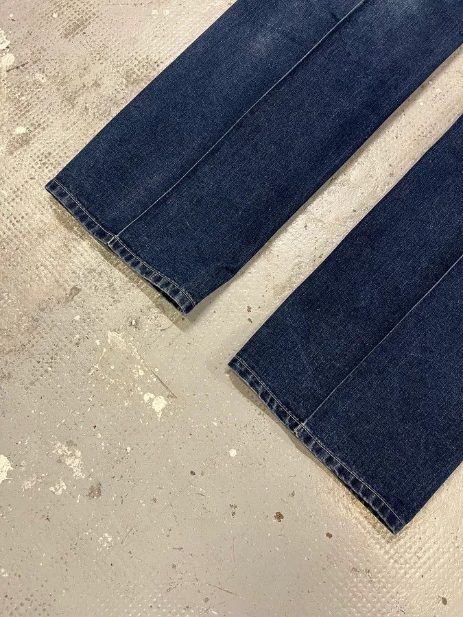 Marithe + Francois Girbaud 2000s Marithé + François Girbaud Blue Rebel Straight Denim Jeans Size US 33 - 7 Thumbnail