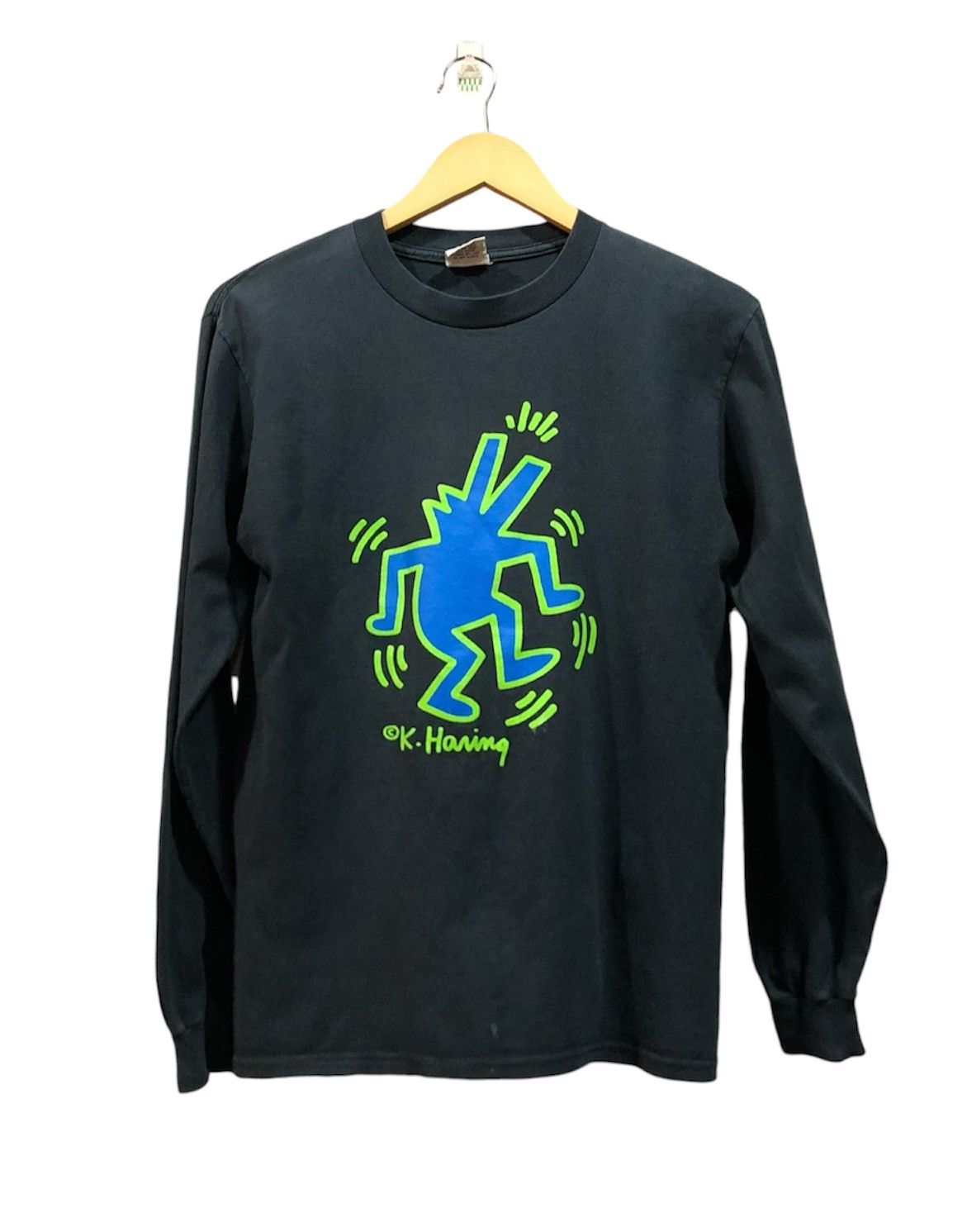 Keith Haring Vintage 90s Pop Shop Keith Haring Barking Dog Shirt Size US S / EU 44-46 / 1 - 1 Thumbnail