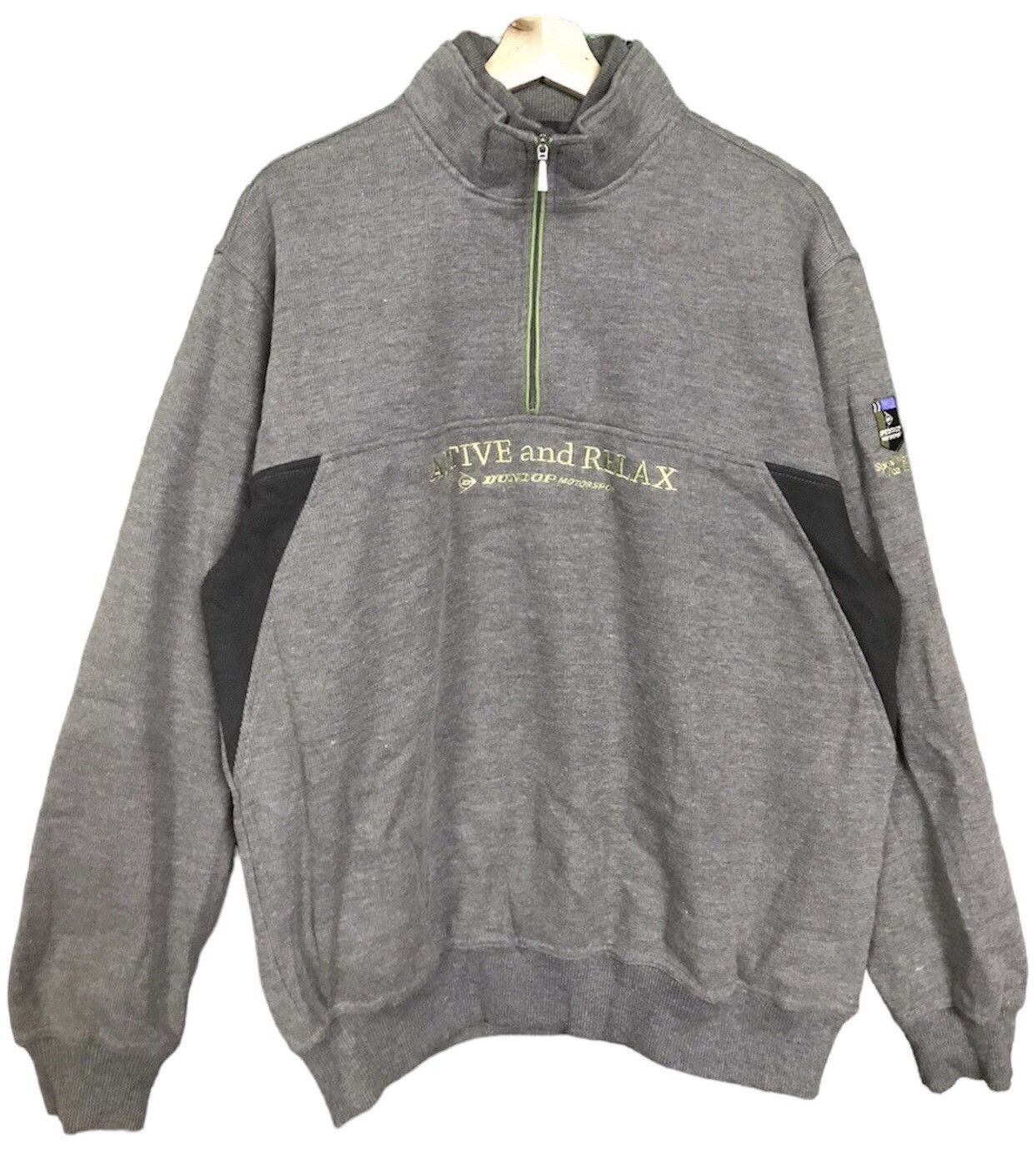 Dunlop × If Six Was Nine × The Unbranded Brand Dunlop Sweatshirt Halfzip Pullover Size US L / EU 52-54 / 3 - 1 Thumbnail
