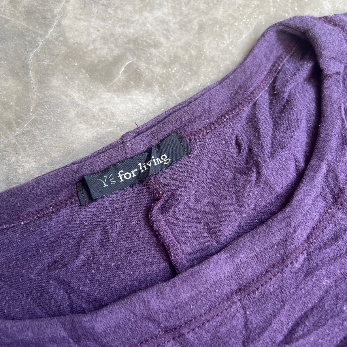 Yohji Yamamoto Y’s for Living by Yohji Yamamoto Maxi Dress Purple Size ONE SIZE - 5 Thumbnail