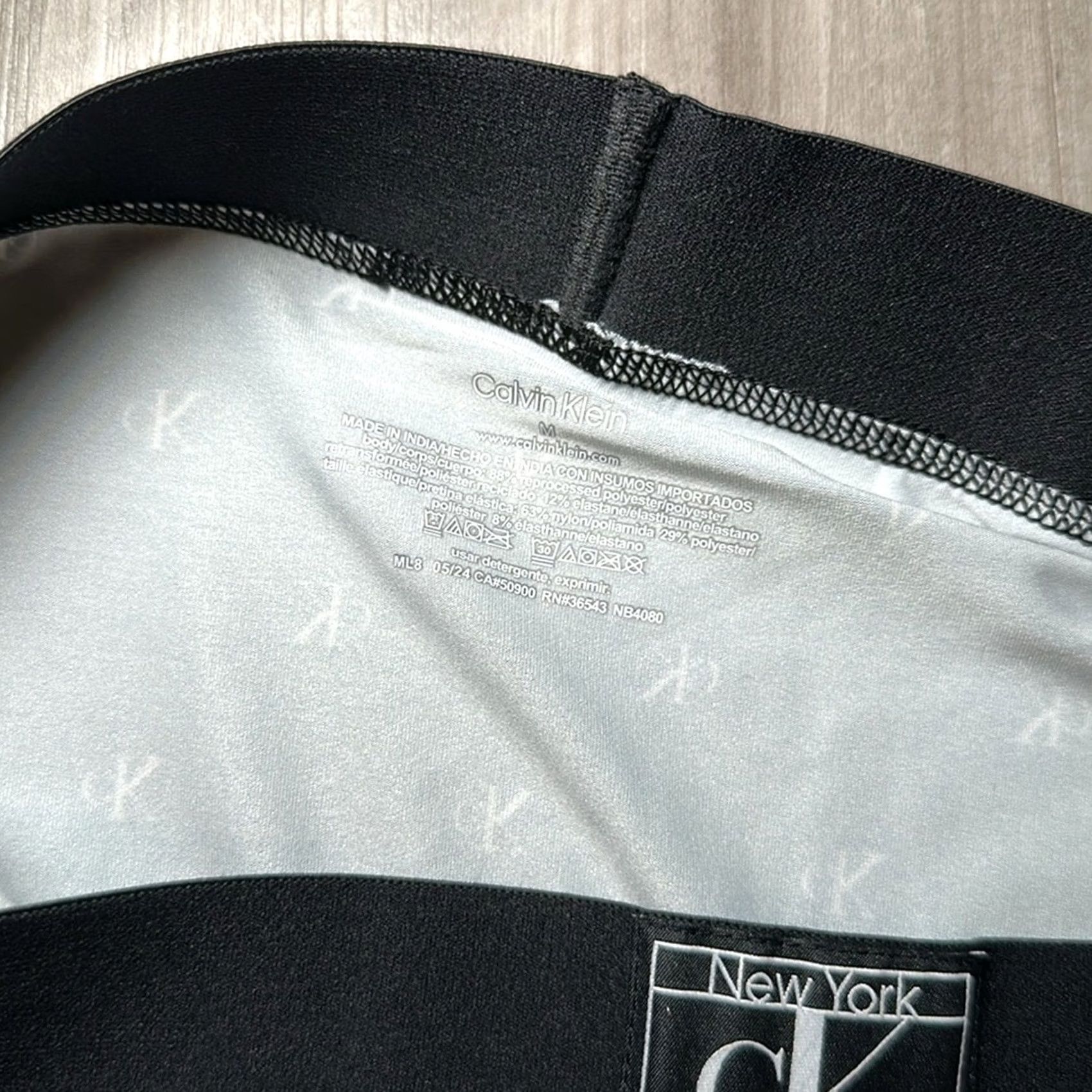 Calvin Klein Calvin Klein Boxer Brief - Medium Underwear Men Regular Black Microfiber M Size 40R - 3 Thumbnail