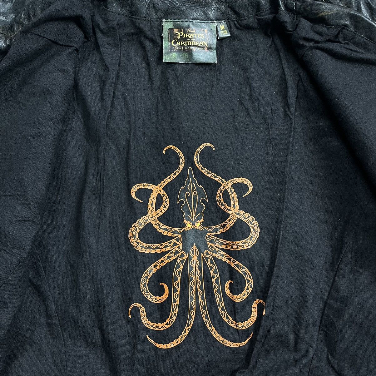 Disney Rare Disney Pirates of the caribbean leather jacket Size US M / EU 48-50 / 2 - 12 Thumbnail