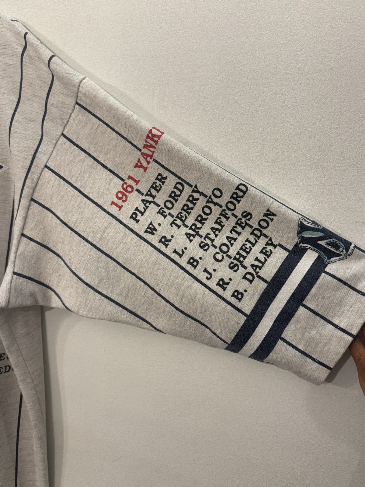 Other 80s Long Gone New York Yankees 1961 World Champions Tee Size US XL / EU 56 / 4 - 3 Thumbnail