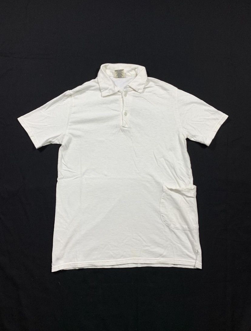 Kapital Japanese Kapital white pocket Polo Shirt Size US S / EU 44-46 / 1 - 1 Thumbnail