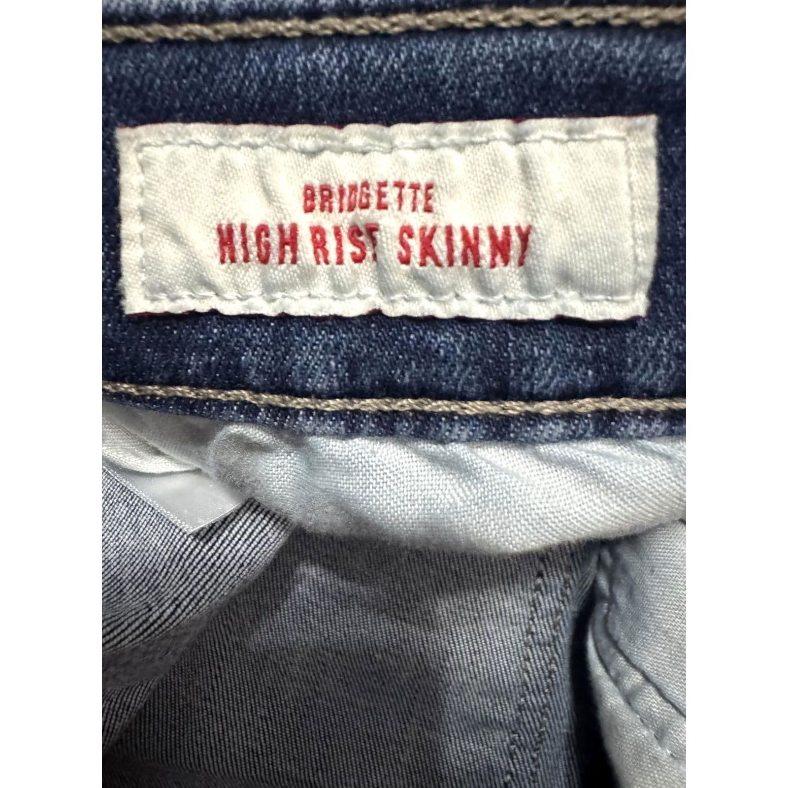 Lucky Brand Lucky Brand Bridgette High Rise Skinny Jeans 28x27R Women Denim Blue Size 28 Regular Mens? Size 28" / US 6 / IT 42 - 3 Thumbnail